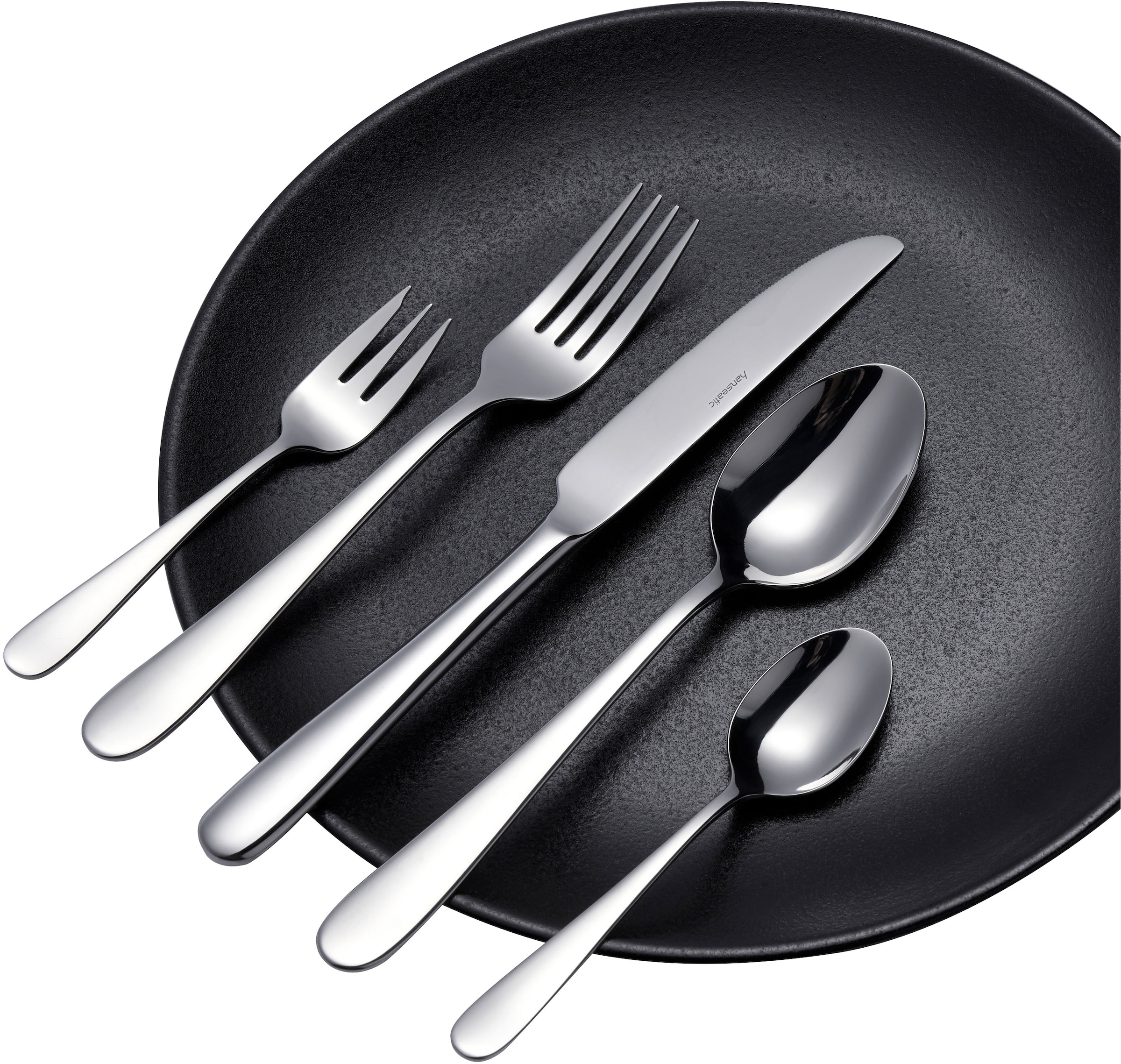 Hanseatic Besteck-Set »BASIC«, (Set, 30 tlg.), modischer Klassiker