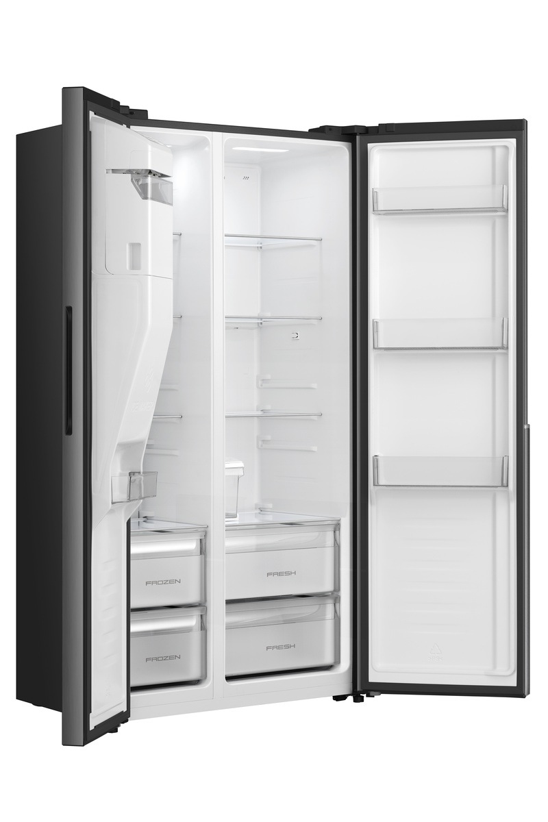GORENJE Side-by-Side »NRS917E61BX« 178,6 cm hoch 91,1 cm breit Wasser-& Eisspender