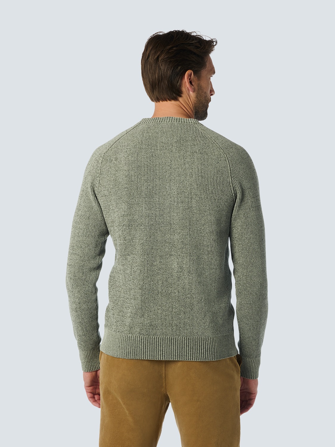 NO EXCESS Rundhalspullover »No Excess Chenillo-Crewneck-Pullover«