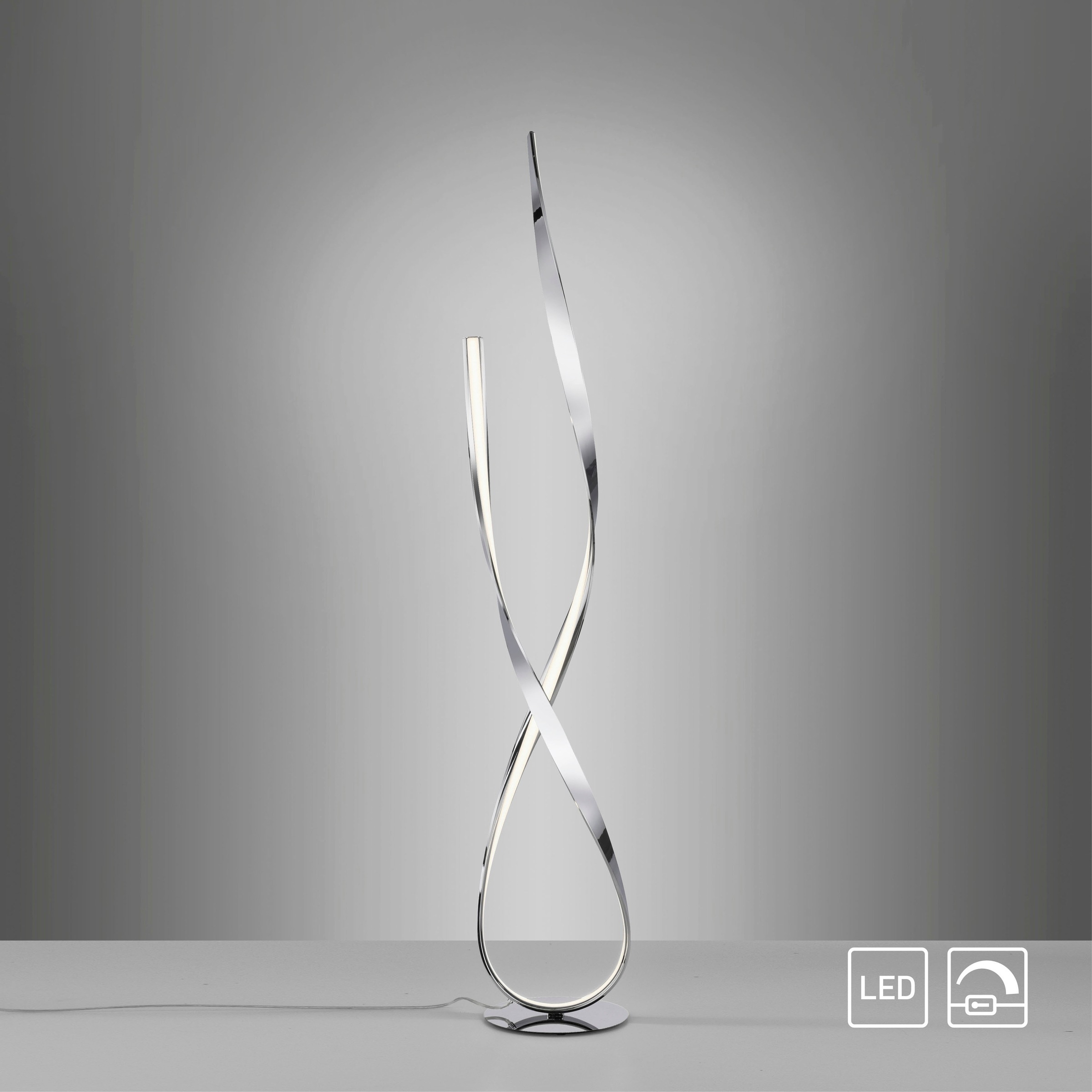 Paul Neuhaus Stehlampe »LINDA«, 1 flammig, Leuchtmittel LED-Board | LED fest integriert
