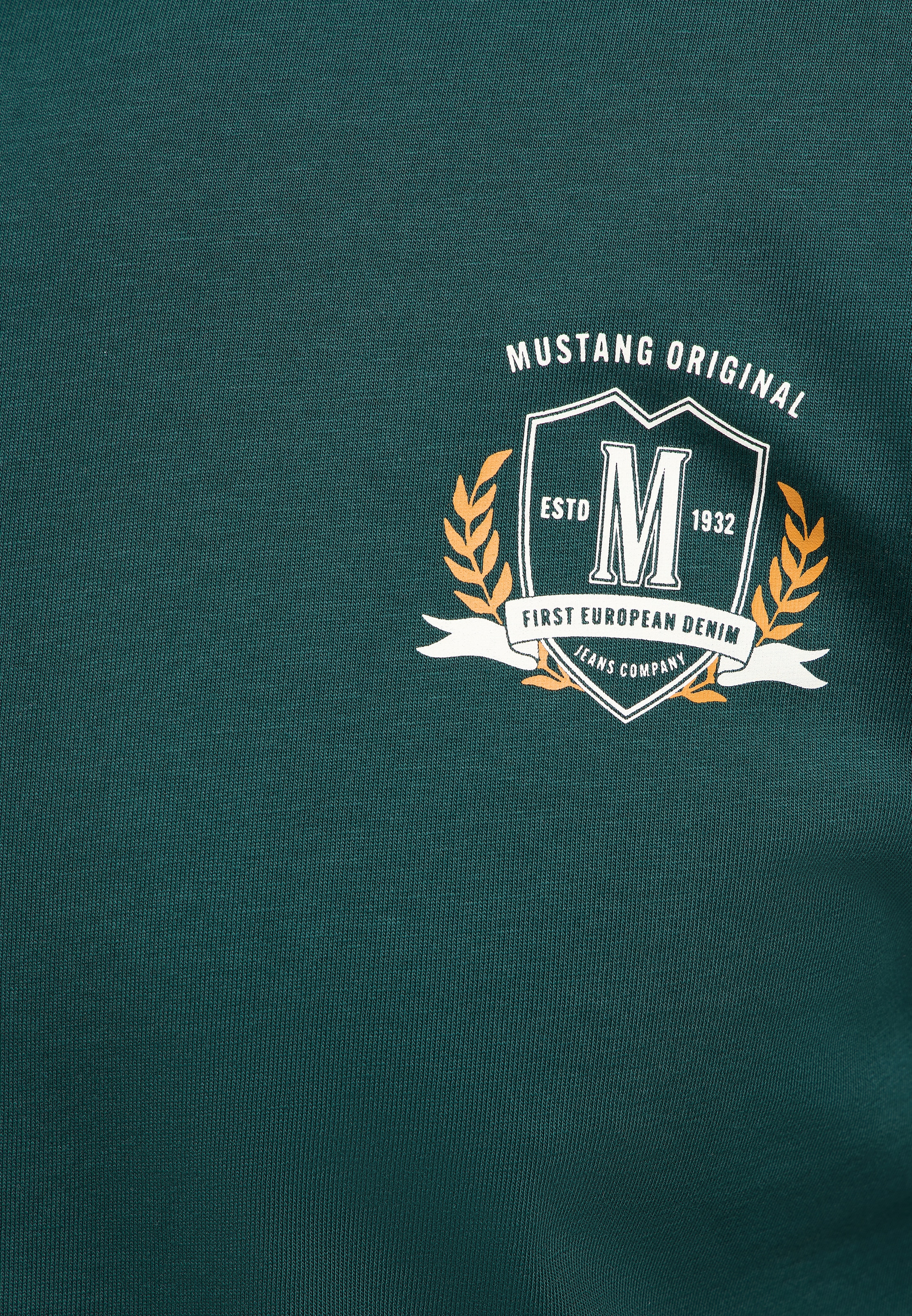 MUSTANG Kurzarmshirt »Style Austin« Markenprint