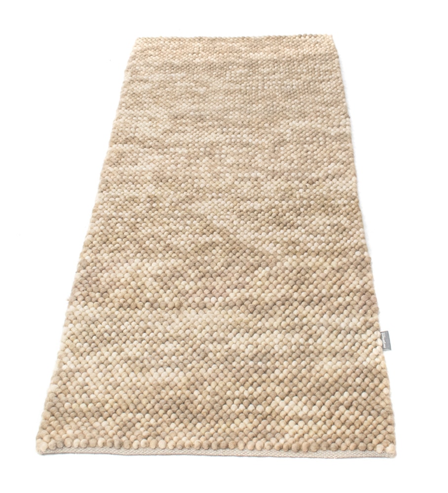 morgenland Wollteppich »Mosaik - Wollteppich«, rechteckig, 2 mm Höhe, Sehr weicher Flor