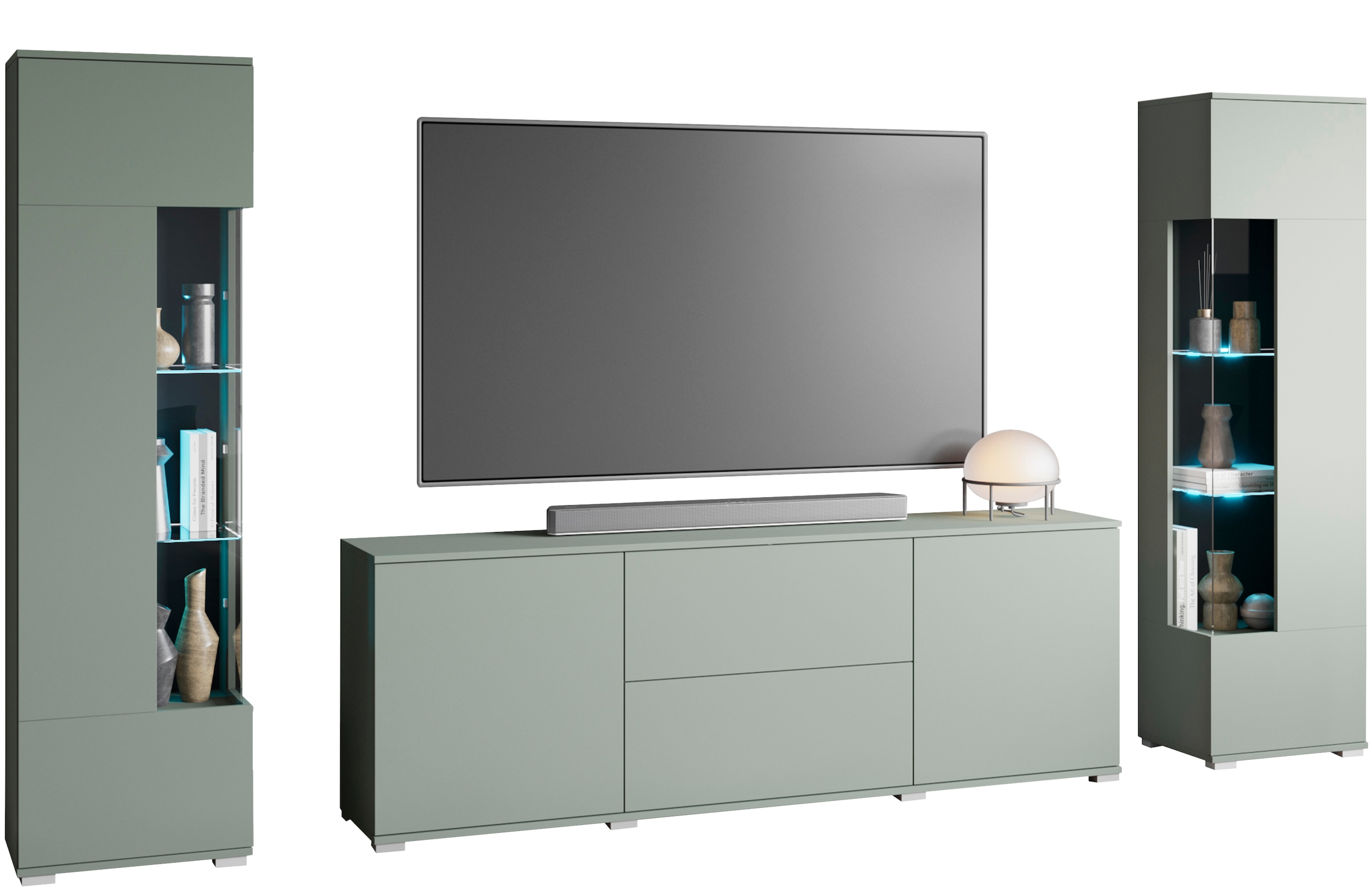 OTTO home Wohnwand »KENIA« Komplett-Set, 3 Stk. tlg.