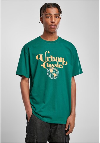 URBAN CLASSICS Kurzarmshirt »Urban Classics Herren Organic Globe Logo Tee« kaufen