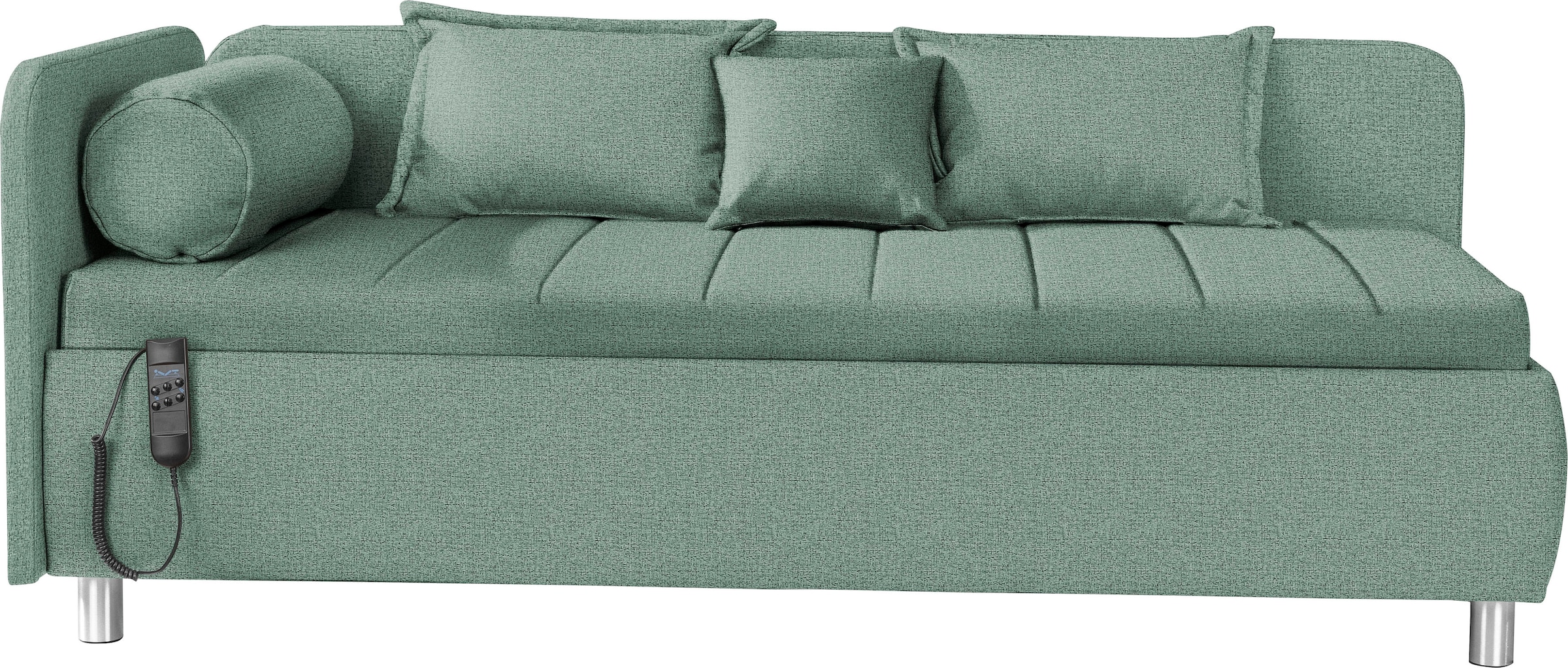 alina Schlafsofa »Kiana«, Liegefläche 90/200 cm oder 100/200 cm, Bettkasten, Zierkissen-Set