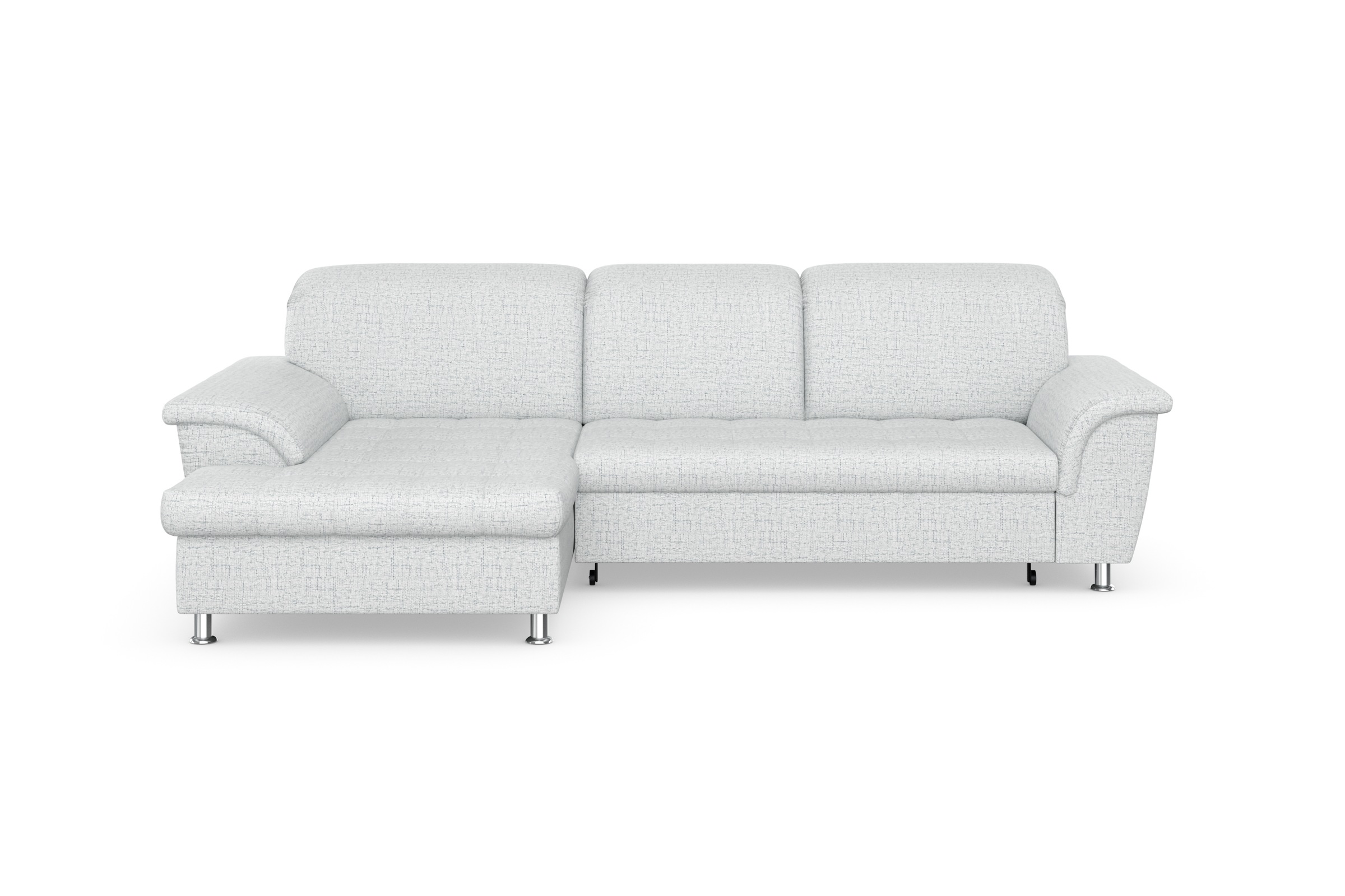 DOMO collection Ecksofa Franzi, wahlweise mit Bettfunktion, Bettkasten und Kopfteilverstellung