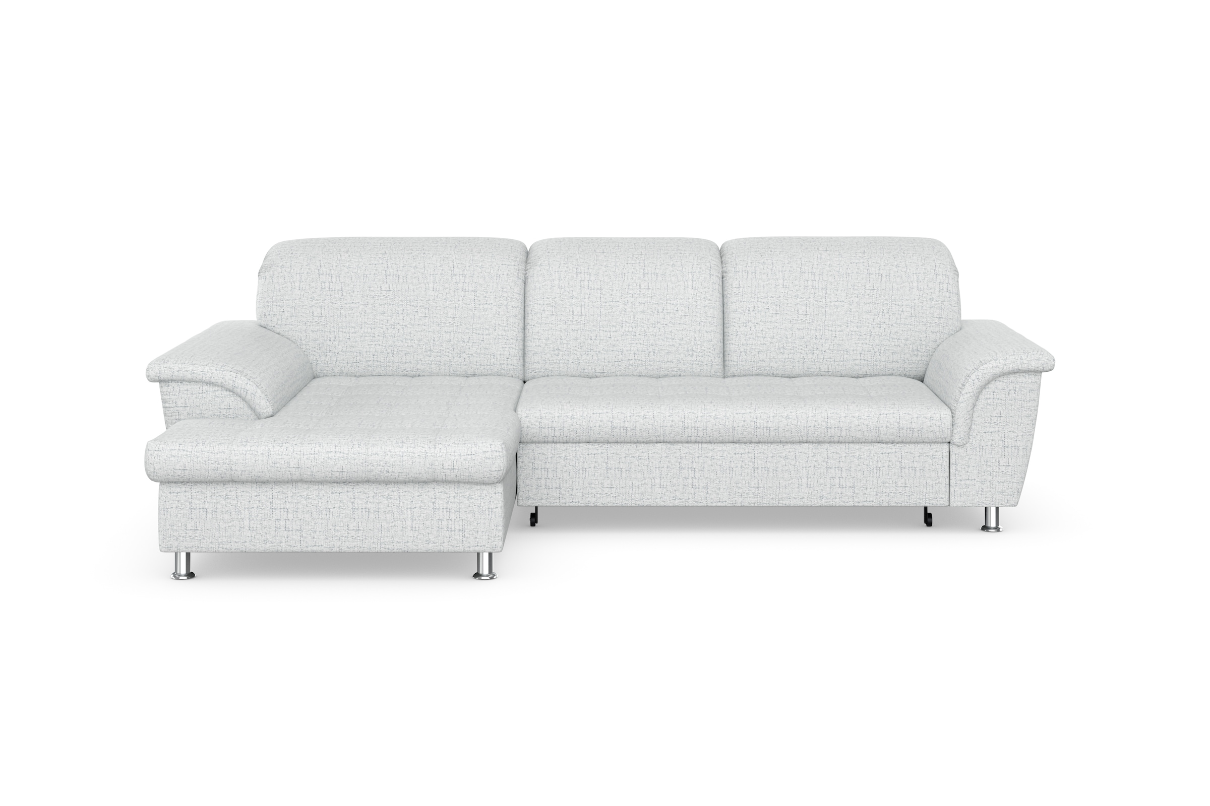 DOMO collection Ecksofa »Franzi Steppung im Sitzbereich B7T/H: 278/162/80 c günstig online kaufen