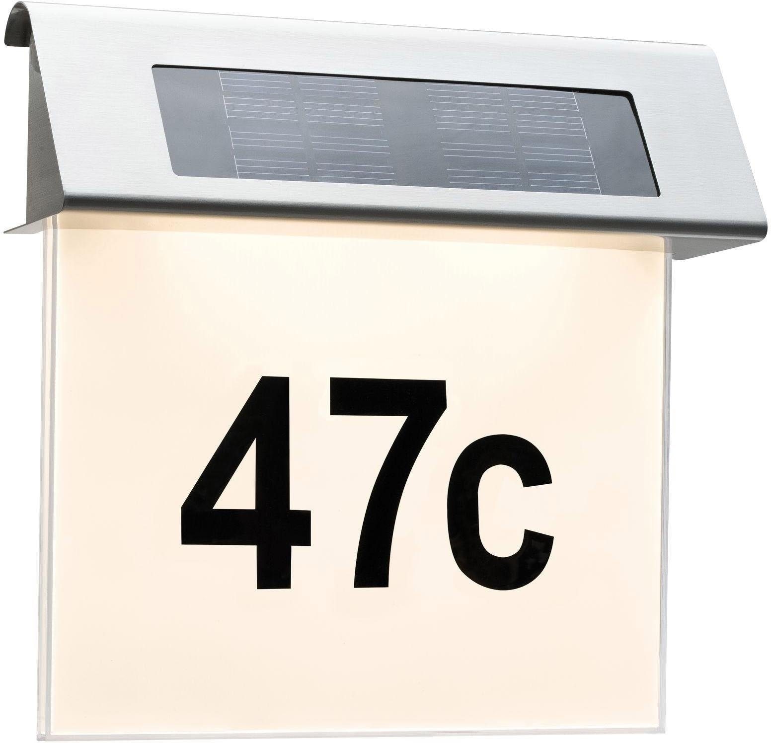 Paulmann LED Außen-Wandleuchte »Hausnummer«, Leuchtmittel LED-Modul | LED fest integriert, LED-Modul