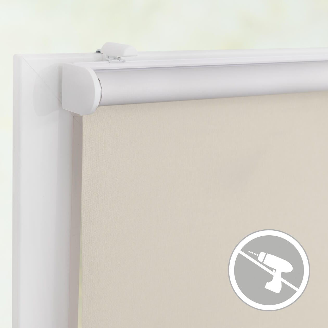 LICHTBLICK ORIGINAL Rollo »Klemmfix, ohne Bohren«, verdunkelnd, Blendschutz-Sichtschutz-Verdunkelung, mit Bohren/ohne Bohren, freihängend, Steuerbar mit Bluetooth-App, integrierter Elektromotor und Akku