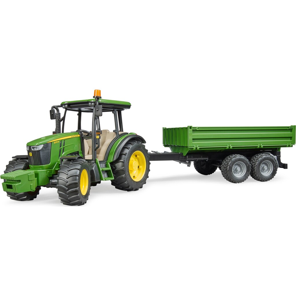 Bruder® Spielzeug-Traktor »John Deere 5115M mit Bordwandanhänger«