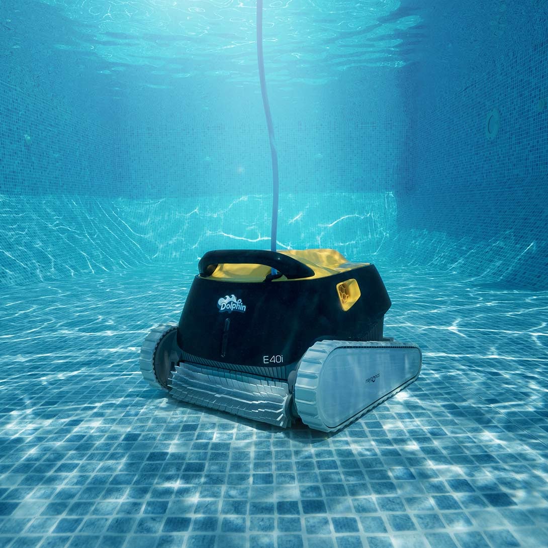 maytronics Poolroboter »Dolphin E40i«, (Set), für Boden-/ Wand-/ Wasserlinienreinigung