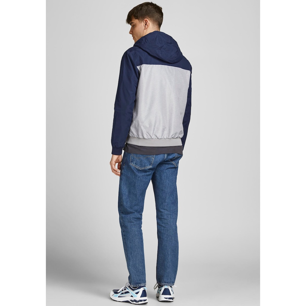 Jack & Jones Windbreaker »RUSH BLOCKING HOOD BOMBER«, mit Kapuze