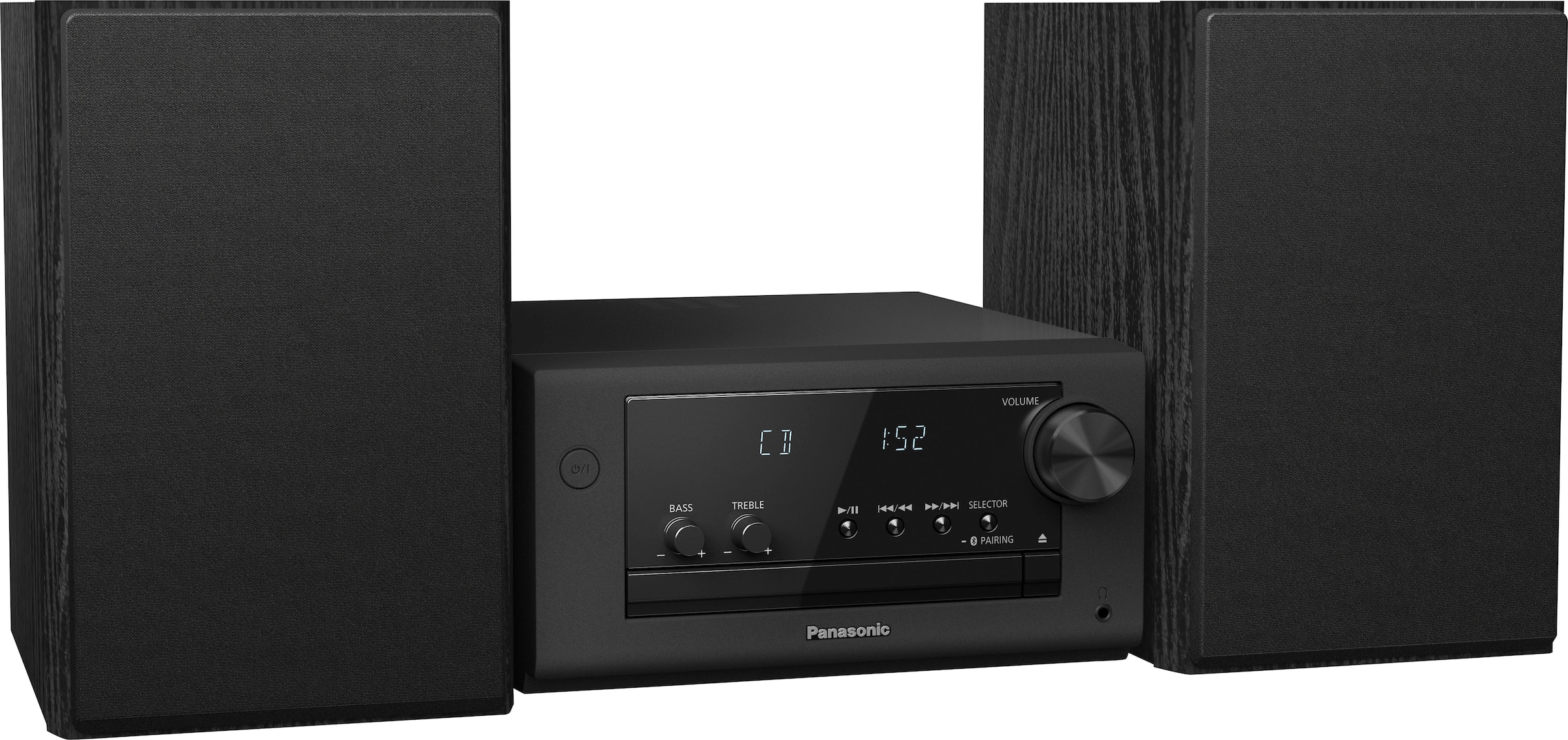 Panasonic Radio »SC-PM704«, (Bluetooth UKW mit RDS-Digitalradio (DAB+) 80 W), HiFi Micro System mit 40W, CD, Bluetooth, DAB+