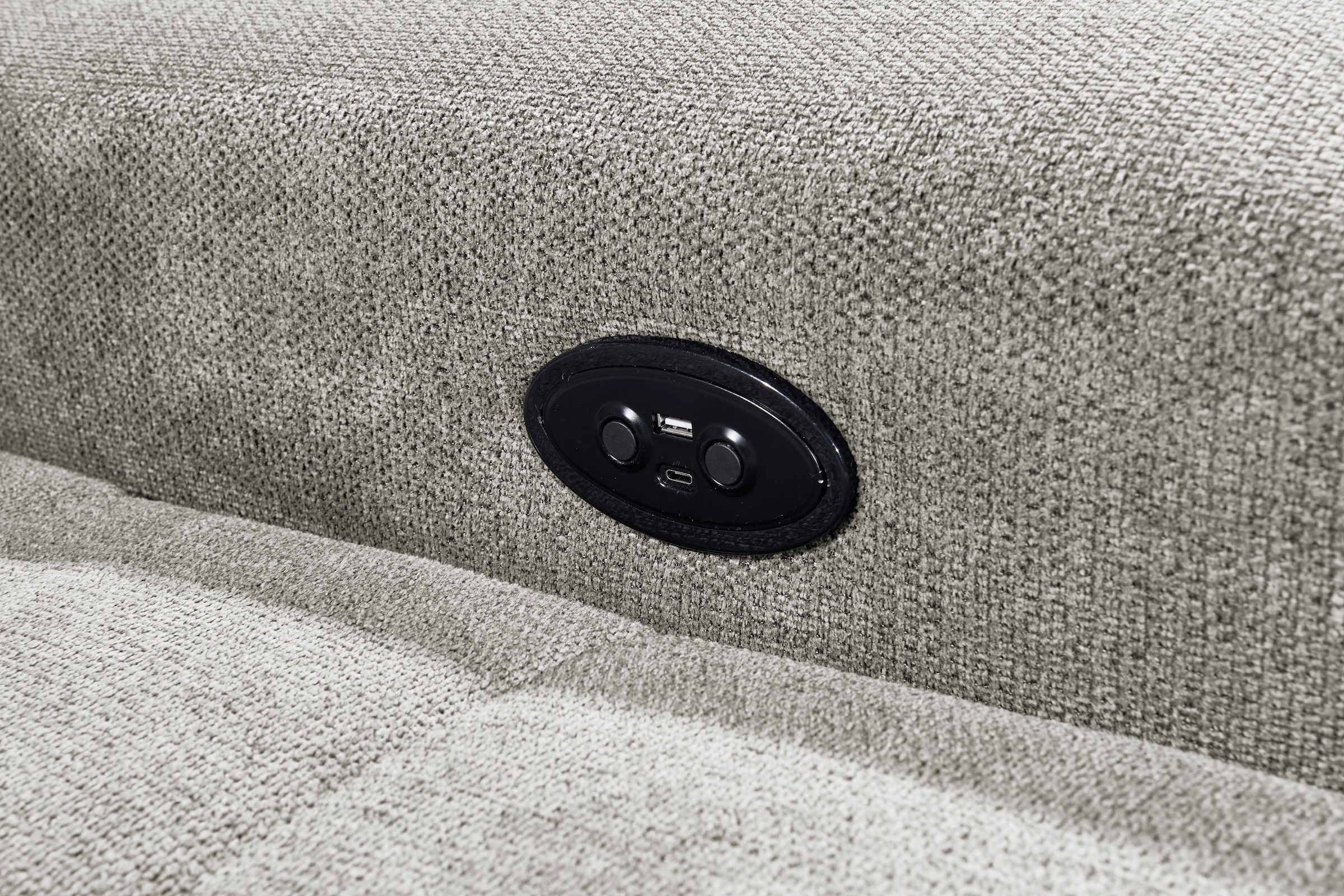 ED EXCITING DESIGN Ecksofa »Rockdale L-Form mit Bettfunktion, Bettkasten« Kopfteilverstellung, Sitztiefenverstellung & USB-Port