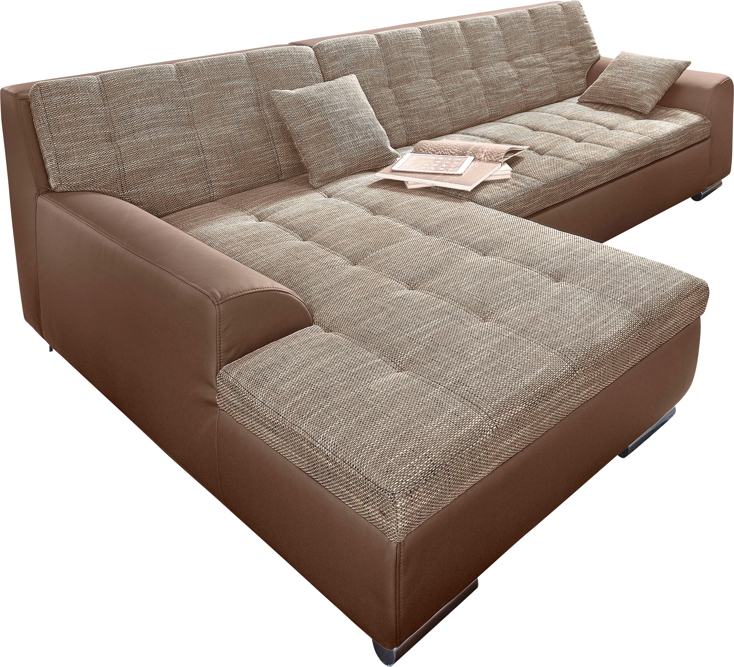 DOMO collection Ecksofa »Treviso viele Bezüge, auch in Cord, L-Form, B/T/H: günstig online kaufen
