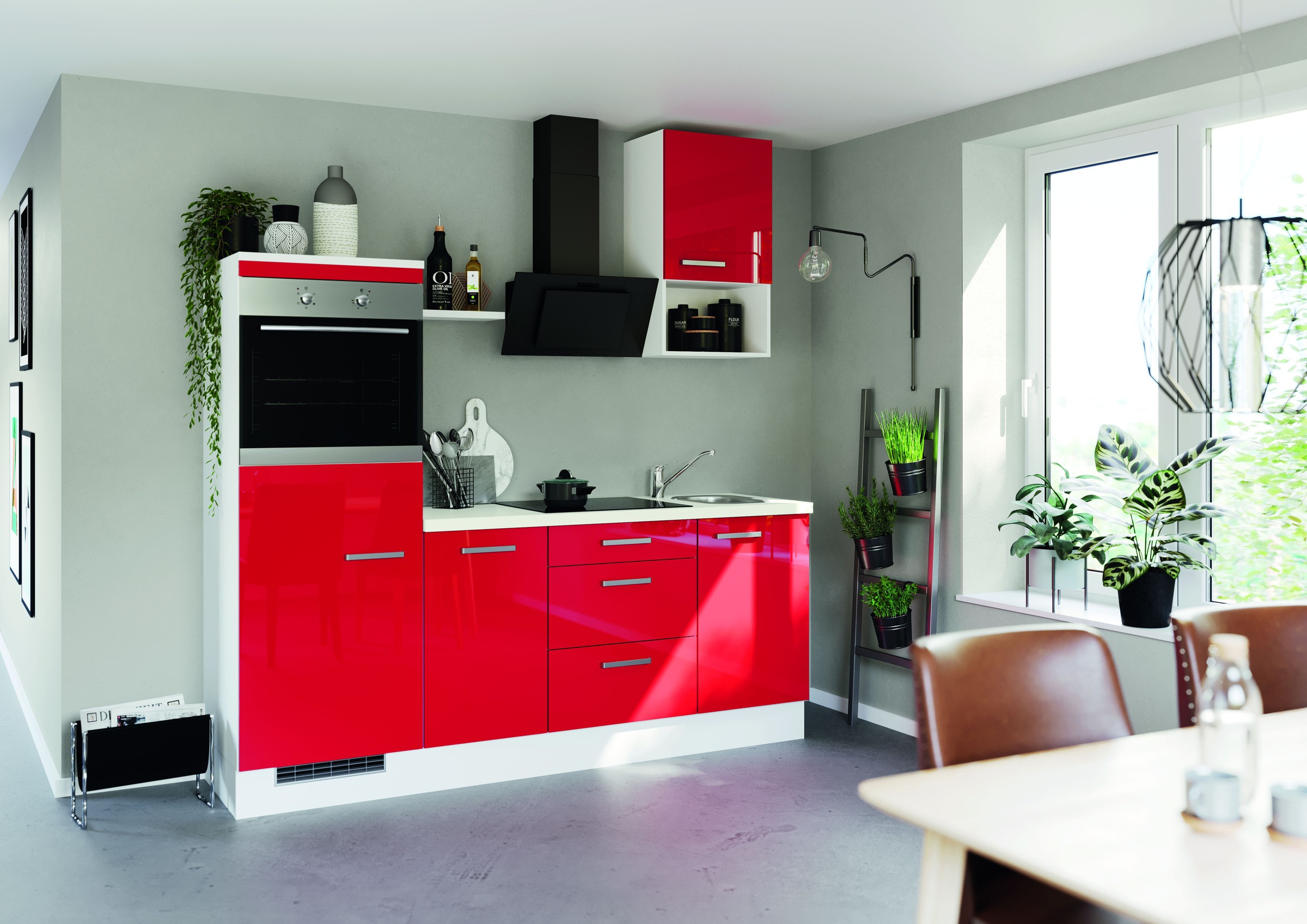 IMPULS KÜCHEN Wäscheschrank »"Turin", Breite/Höhe: 60/205,1 cm, mit Wäschek günstig online kaufen