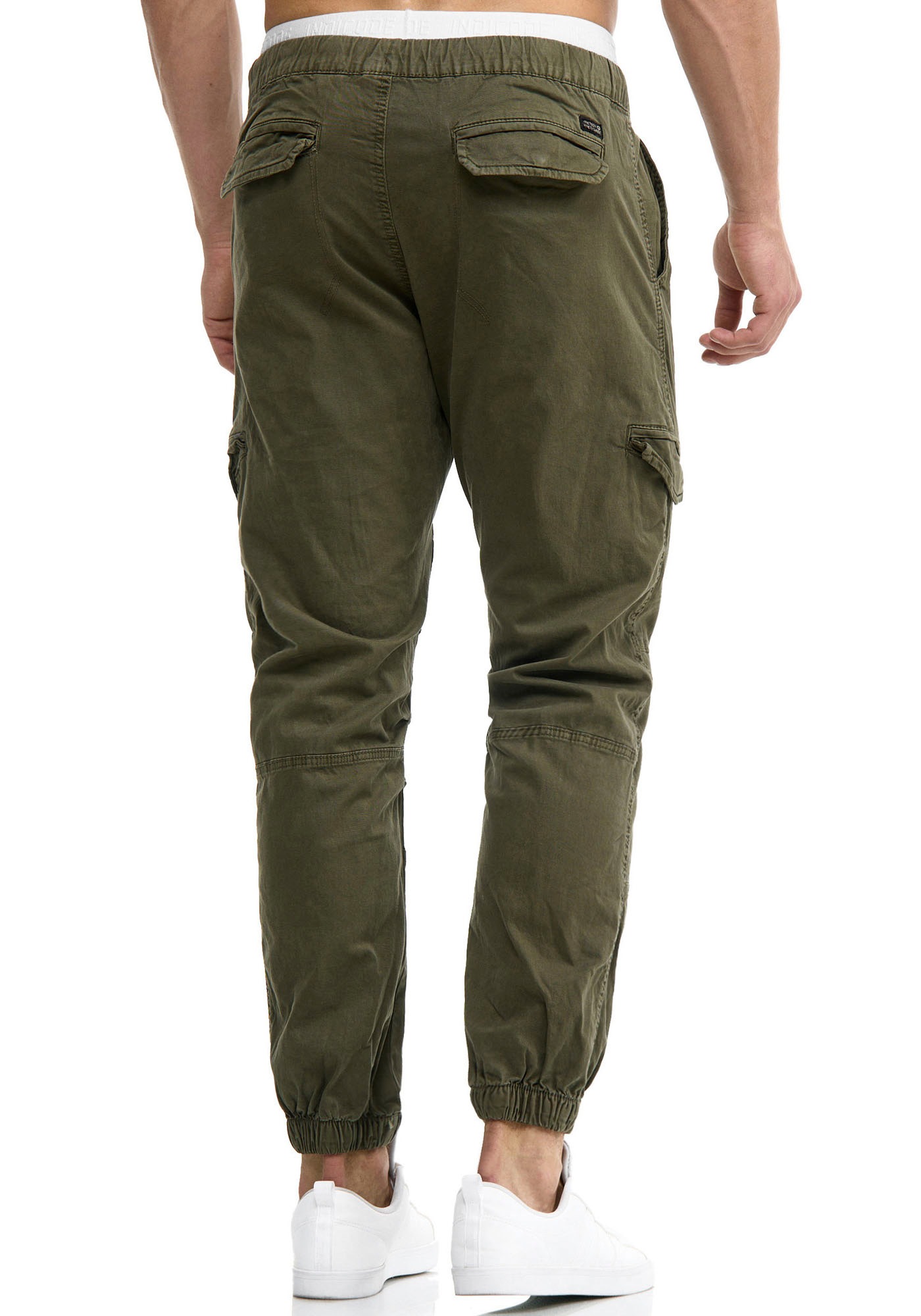 Indicode Cargohose »INLevi«, mit seitlichen Cargotaschen und elastischen Bündchen