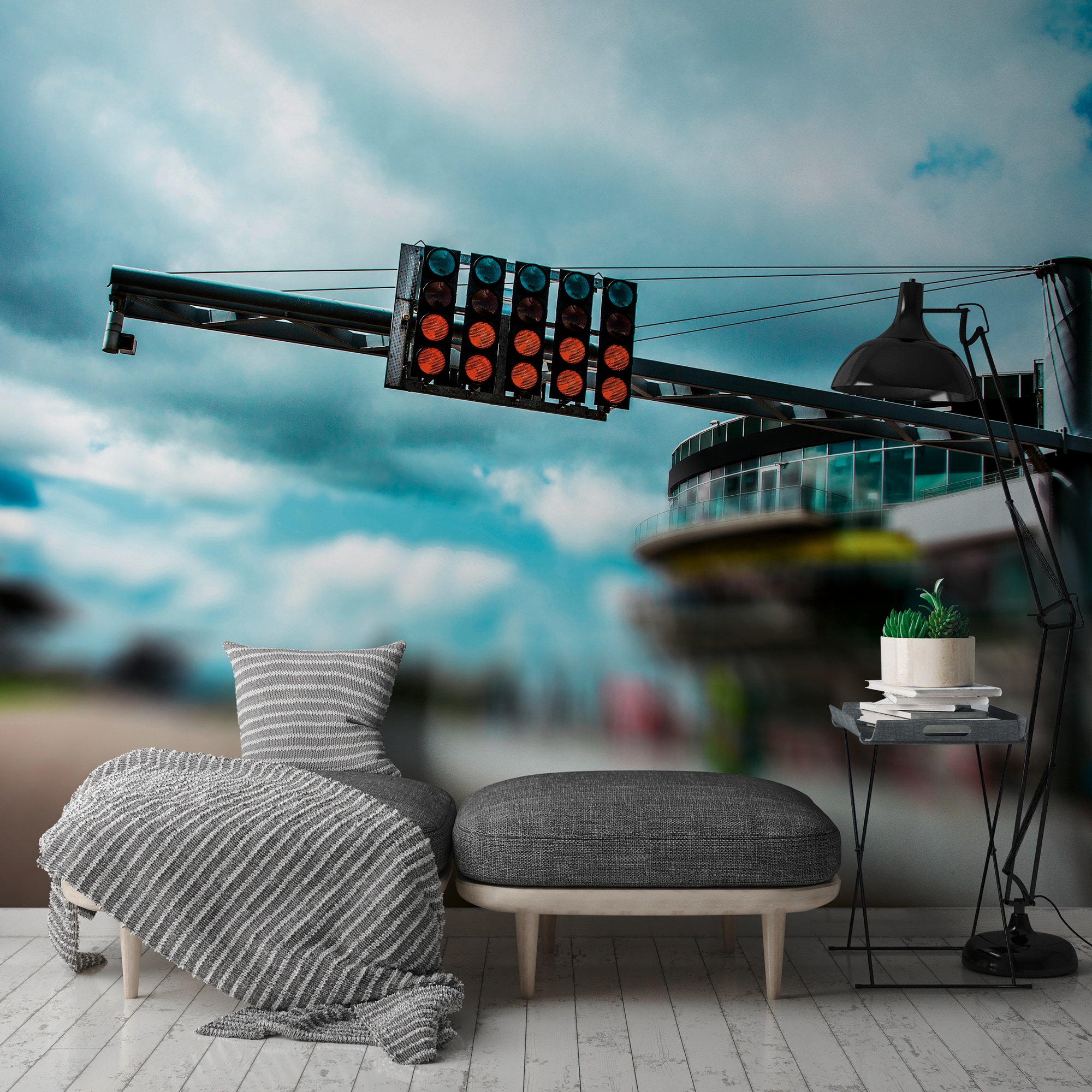 A.S. Création Vliestapete »Rennsport Fototapete Motorsport Blau Rot« matt s günstig online kaufen