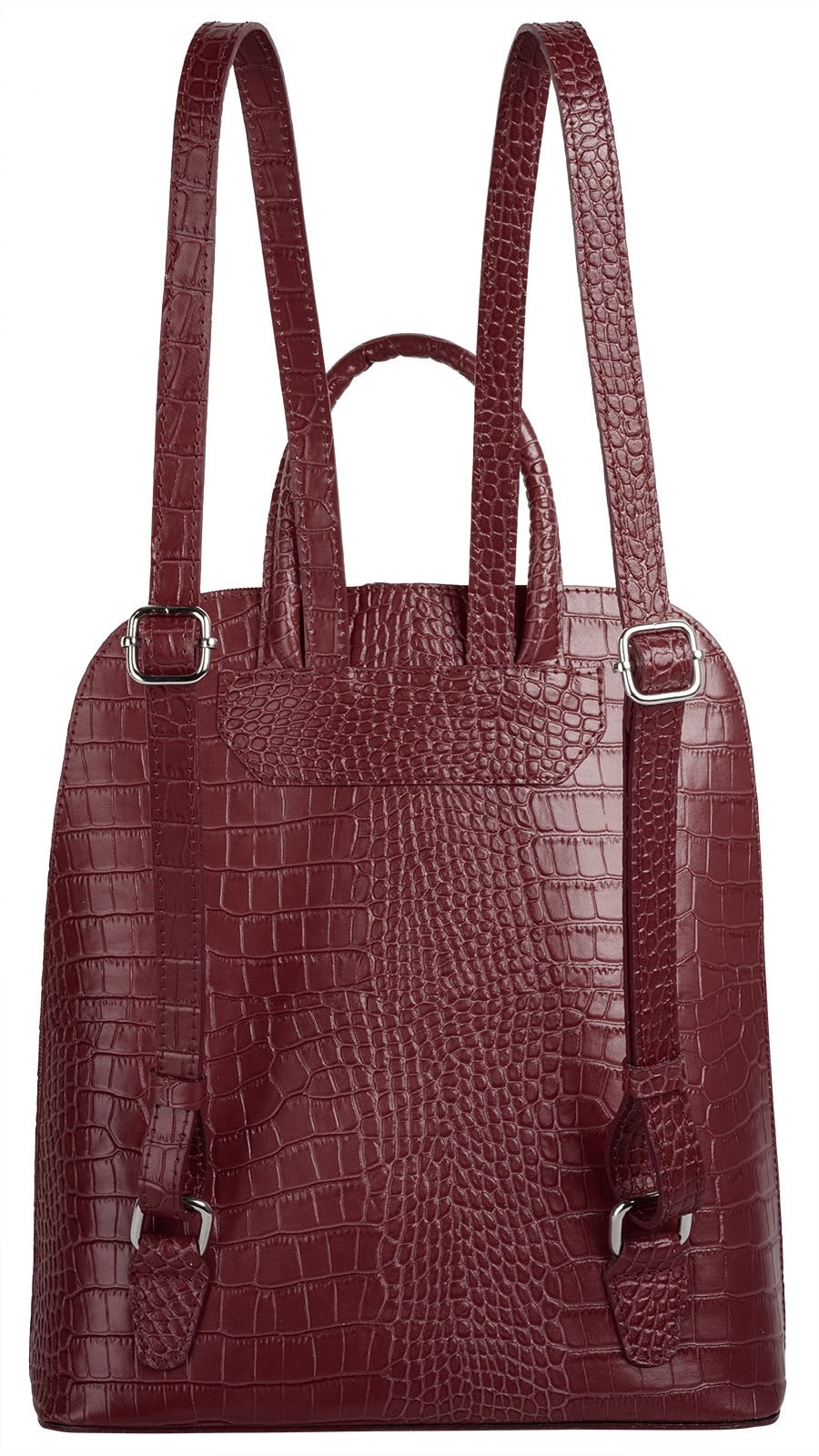 Cluty Cityrucksack, echt Leder, Made in Italy