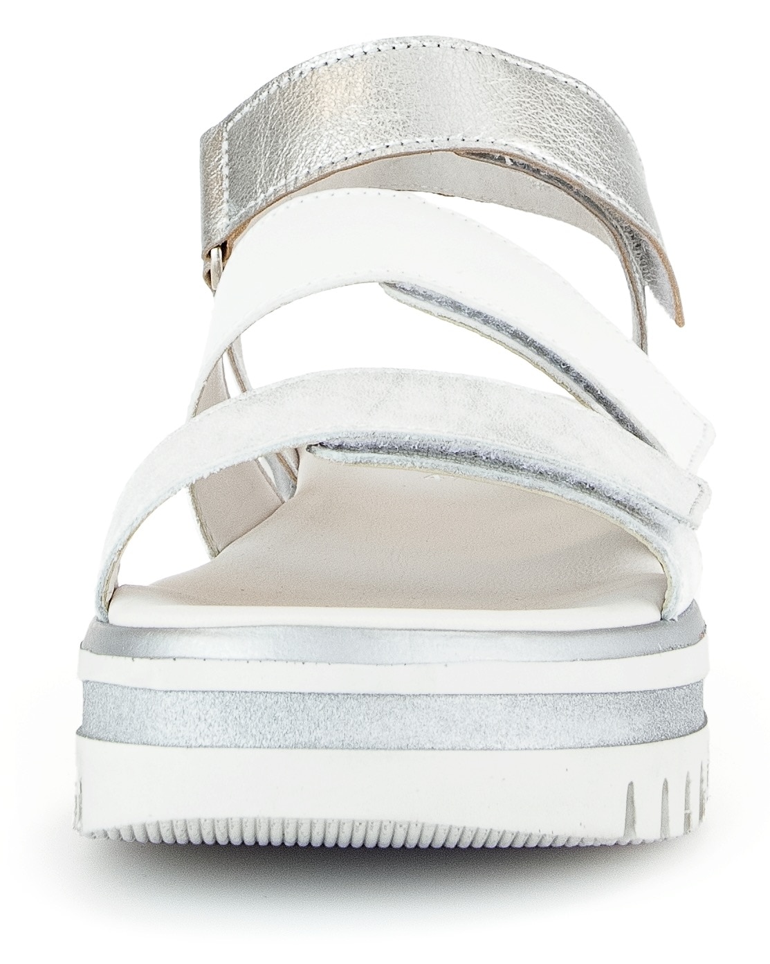 Gabor Keilsandalette  , Sommerschuh, Sandale, Keilabsatz, mit drei Klettverschlüssen