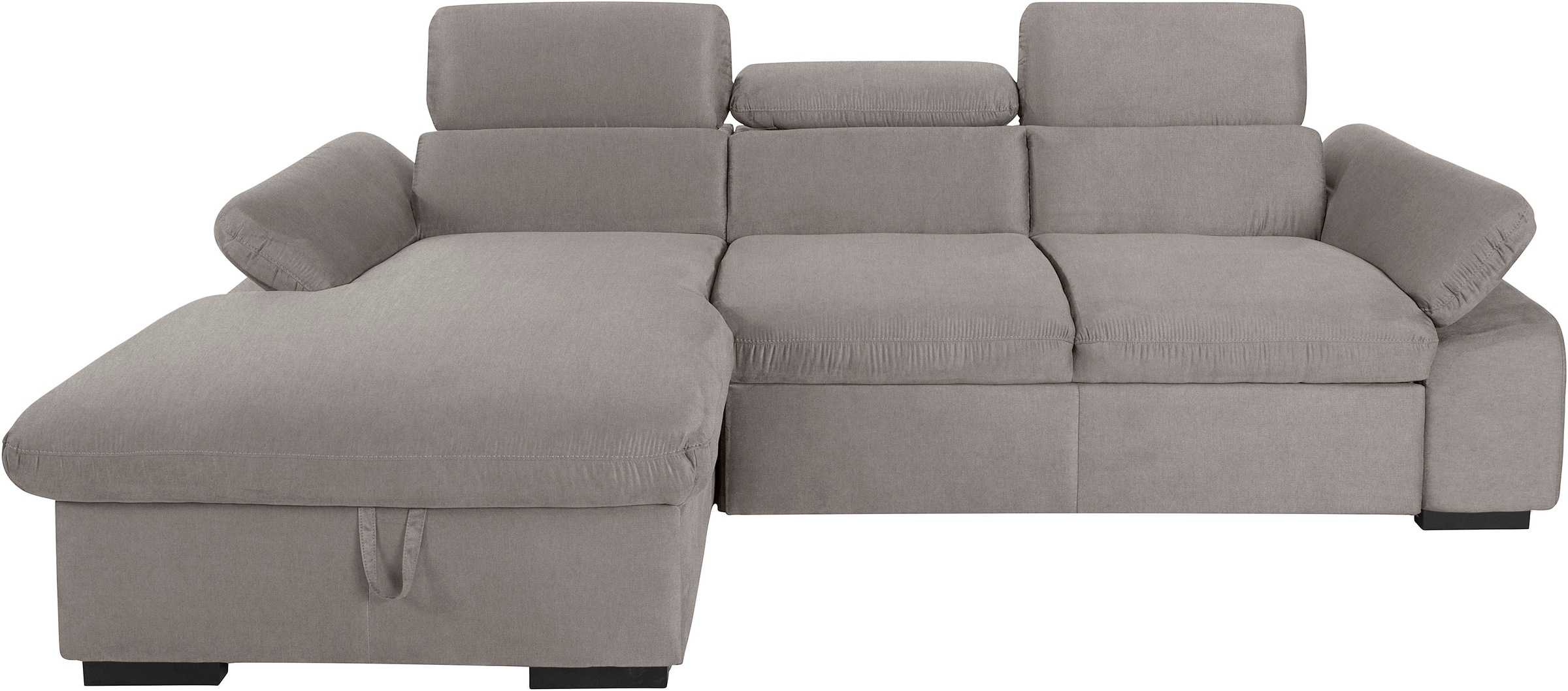 COTTA Ecksofa »Lola L-Form mit Kopfteilfunktion & Hocker«, (Set, mit Hocker günstig online kaufen