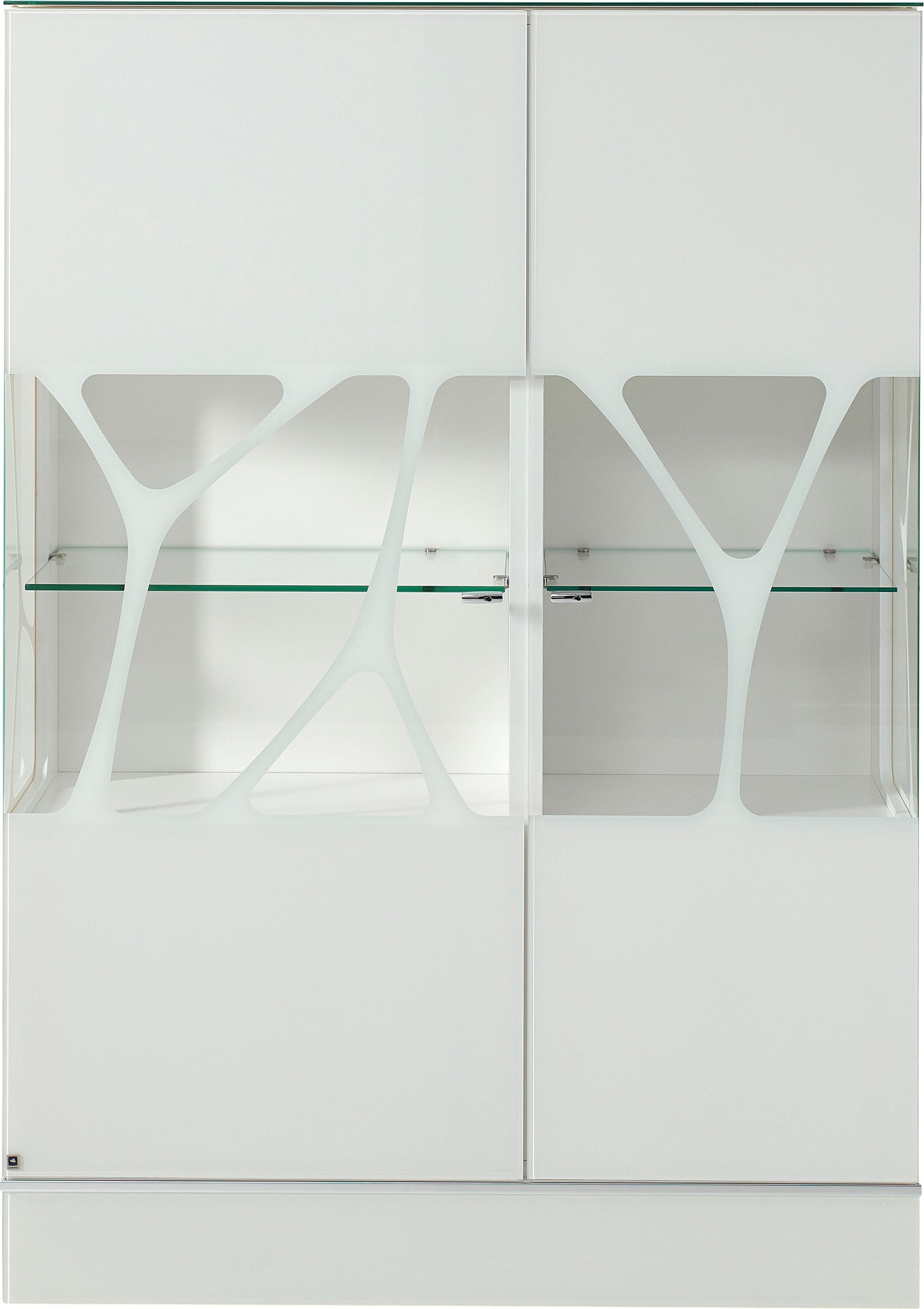 LEONARDO Highboard »CUBE«, mit Genetics, wahlweise mit Beleuchtung, Höhe 157 cm