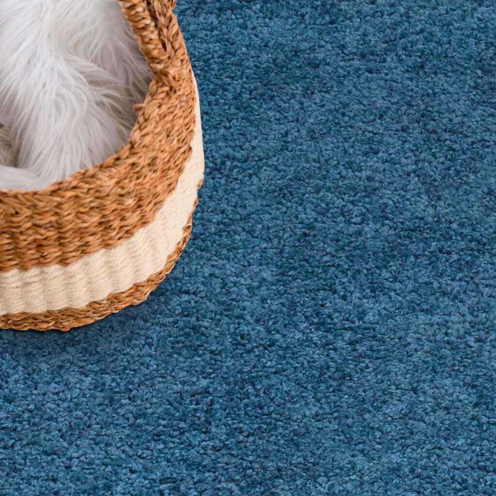 Carpet City Hochflor-Teppich »City Shaggy«, rund, Teppich Einfarbig Uni, besonders flauschig-weich