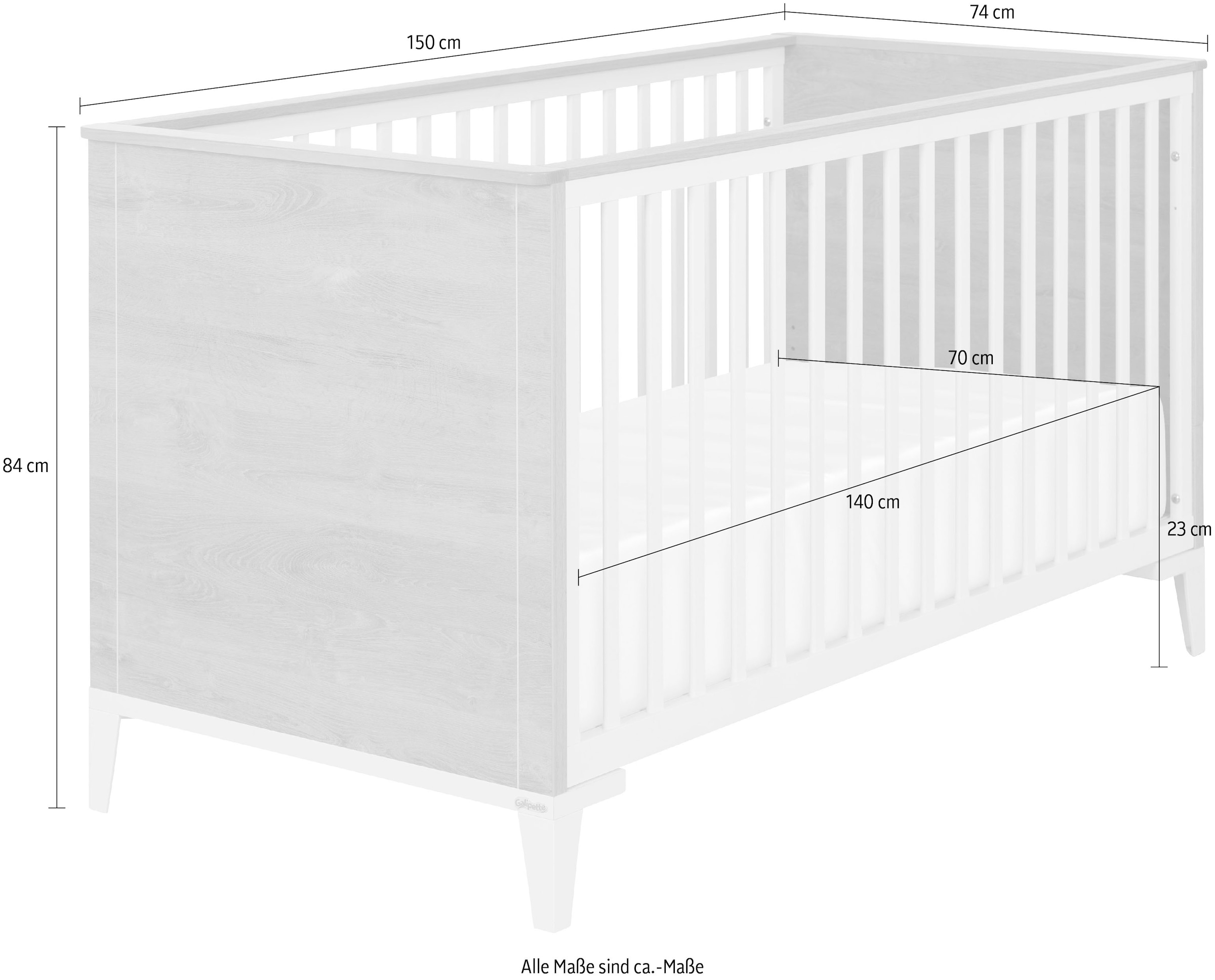 Galipette Babybett »MARCEL«