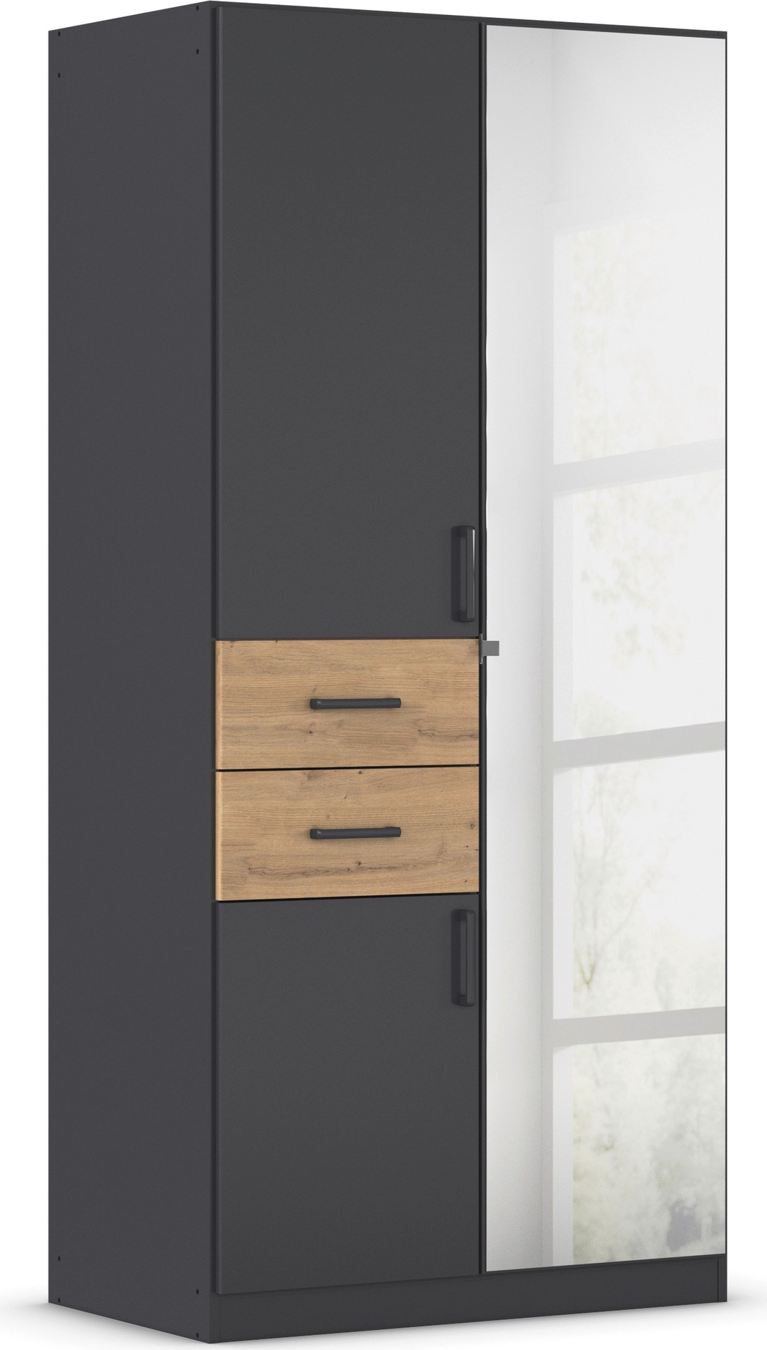 rauch Drehtürenschrank "Maika" mit Spiegel, 2 Schubladen, in verschiedenen günstig online kaufen