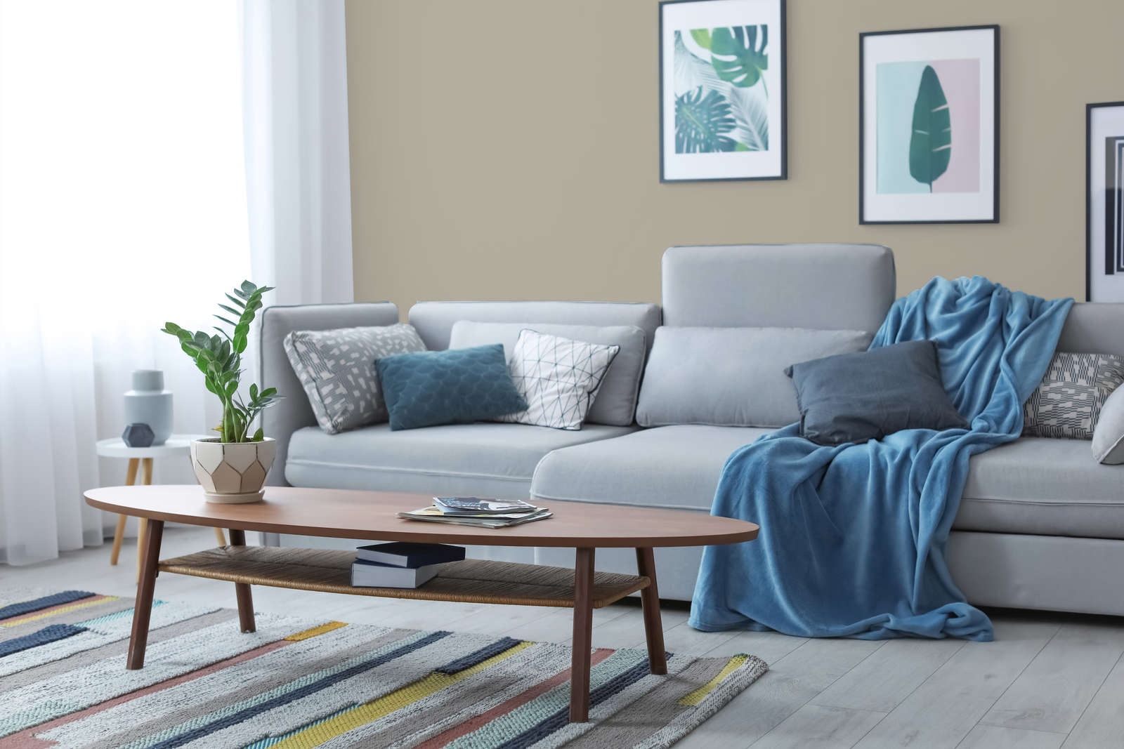 A.S. Création Wand- und Deckenfarbe »Seidenmatt Innenfarbe THE COLOR KITCHEN« für Wohnzimmer Schlafzimmer Flur Küche, versch. Taupetöne