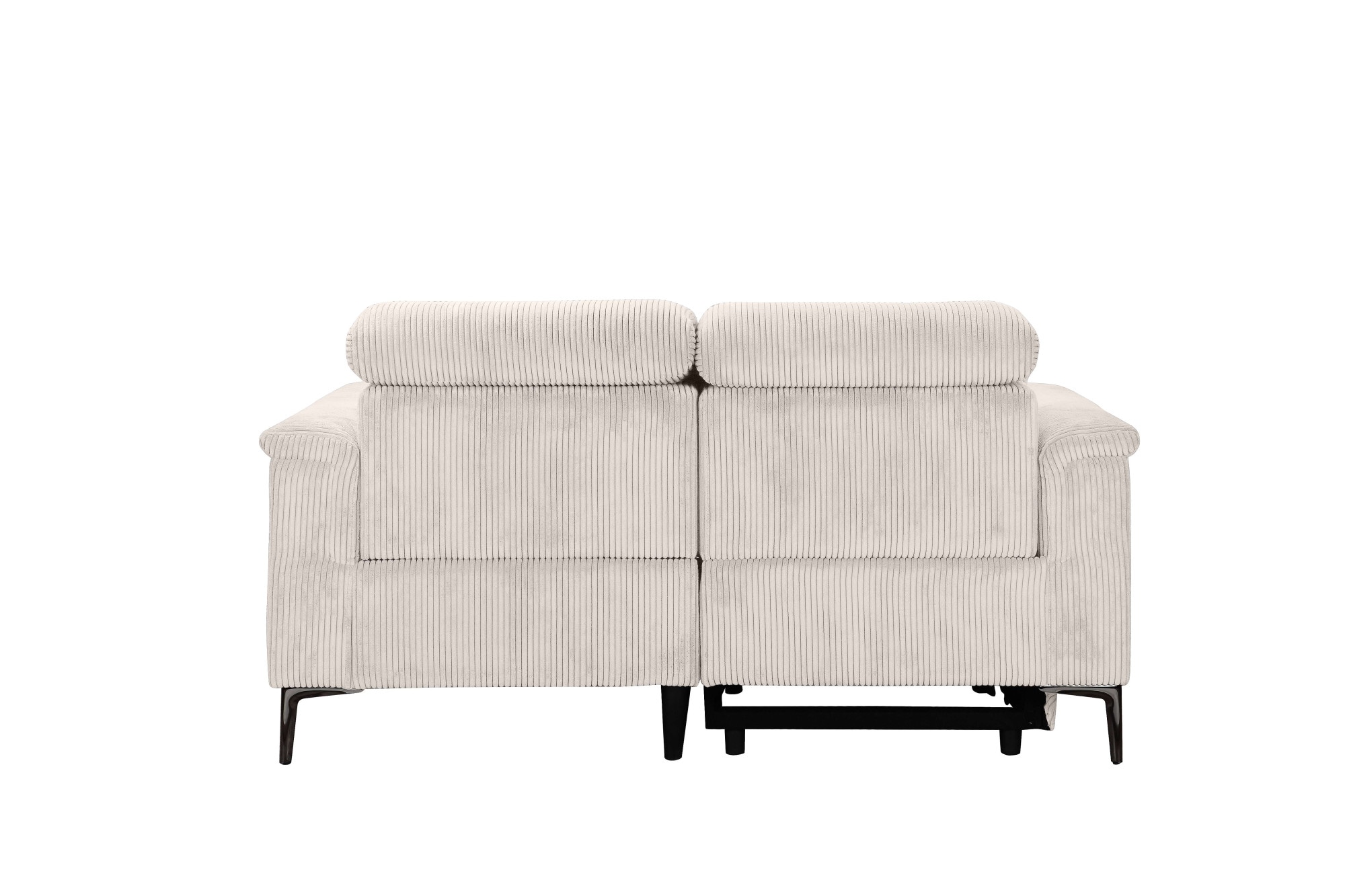 Places of Style 2-Sitzer »Lund in Cord, mit manueller o. elektrischer«, Relaxfunktion, USB-A, Kopfteilverstellung, Breite 160 cm