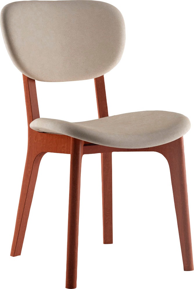 INOSIGN Stuhl »COZY Made in Italy« (Set) 2 Stk.Gestell in Buche, Kirsch- od günstig online kaufen