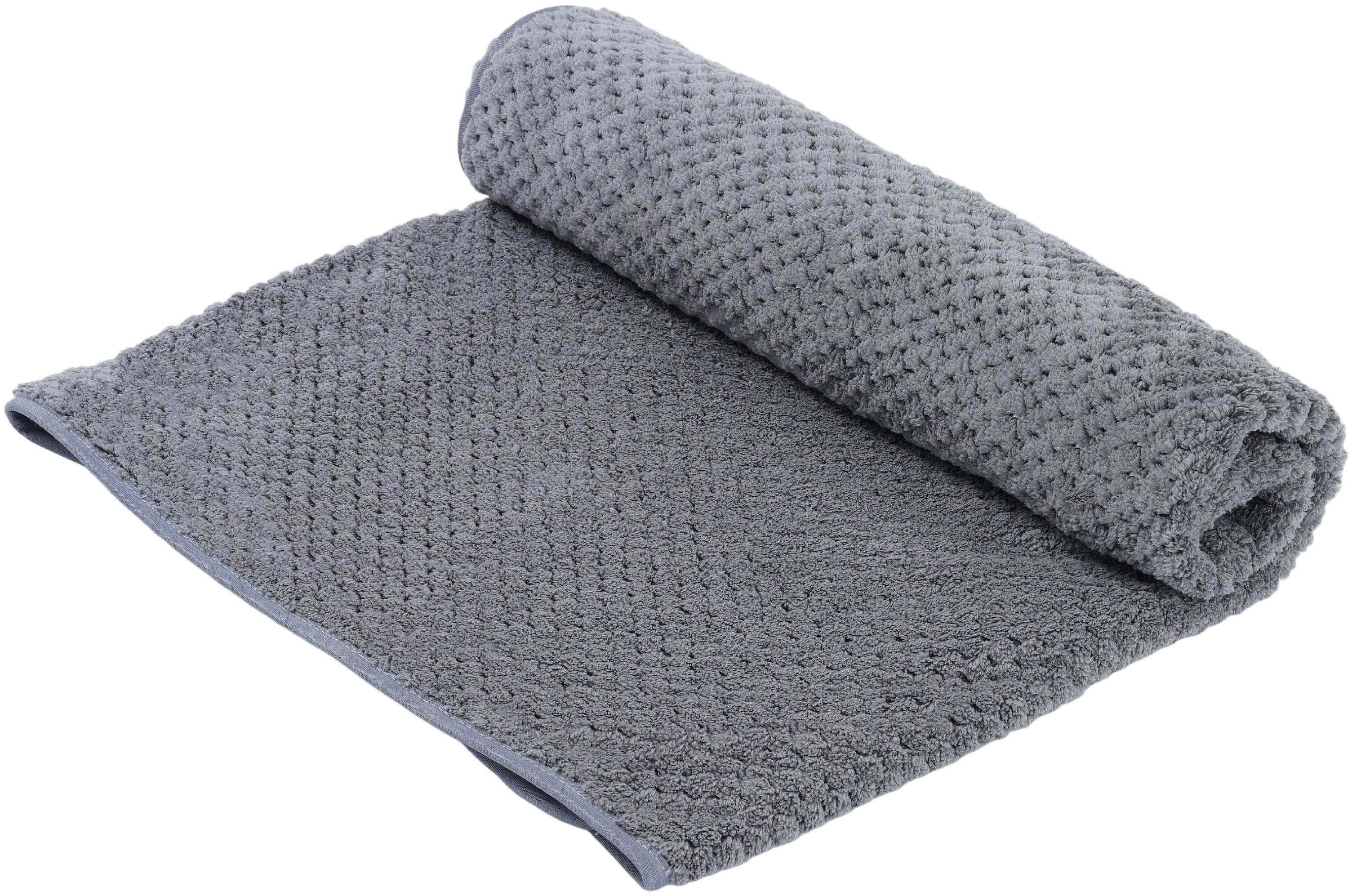 OTTO home Handtücher »Parris, Serie, 4 Handtücher«, (4 St., 4er Set 70/140), sehr leicht, kompakt, schnelltrocknend, Mikrofaser, mit Waffelmuster