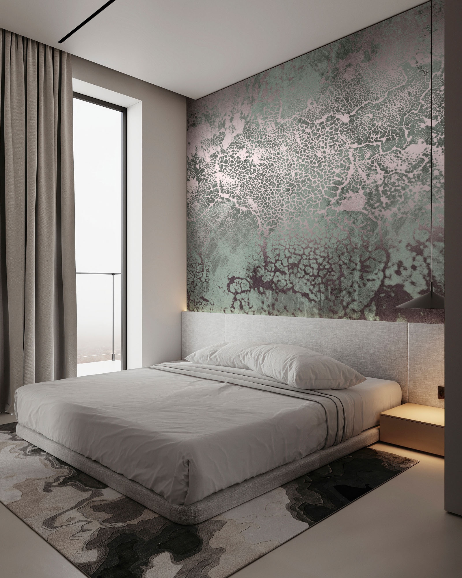 living walls Fototapete »Walls by Patel 5 Fototapete Metallic-Marmoroptik« metallic glatt Metallic-Marmoroptik auf 200 g/m² Premium-Vlies