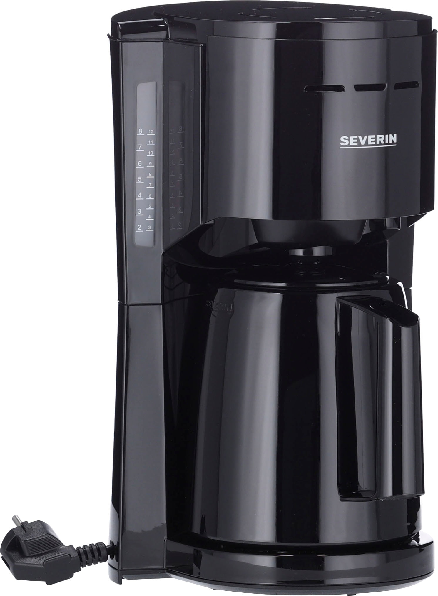 Severin Filterkaffeemaschine »KA 9306«, 1 l Kaffeekanne, Papierfilter, 1x4, Thermokanne mit Durchbrühdeckel