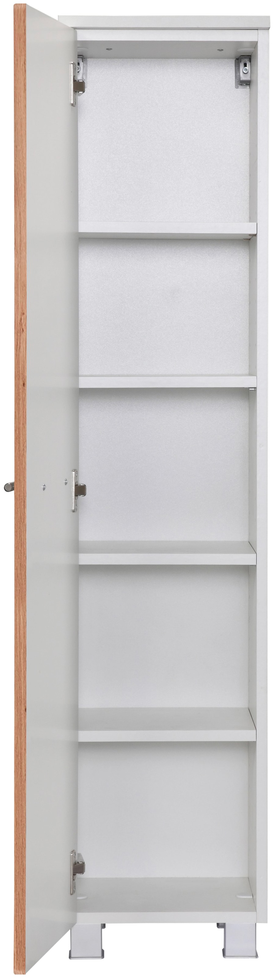 welltime Midischrank »Trento, verschiedene Ausführungen und Farben« Badmöbel, Breite 30 cm, 1 Tür, Made in Germany