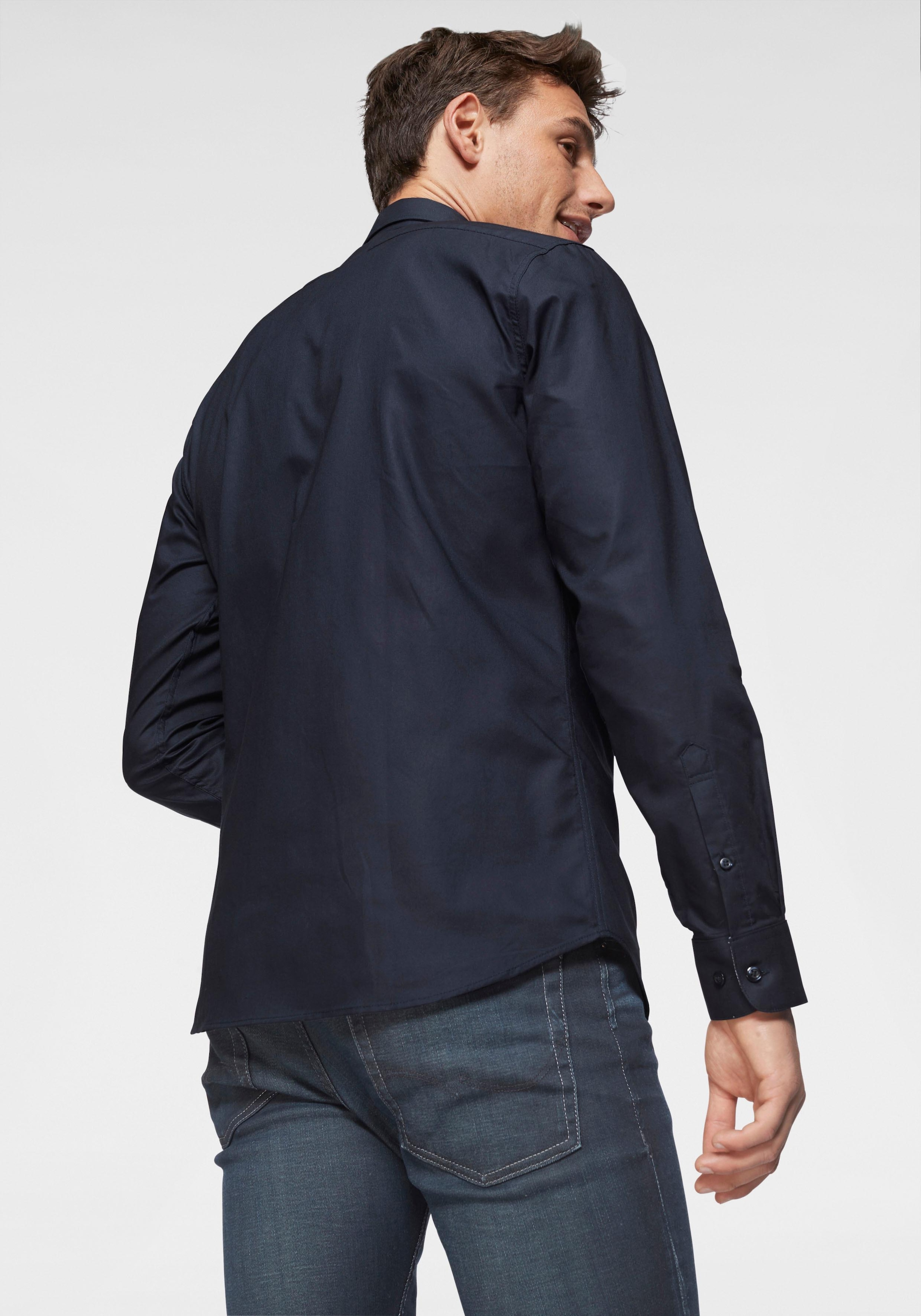 SELECTED HOMME Langarmhemd »SLHSLIMNEW-MARK SHIRT LS NOOS«