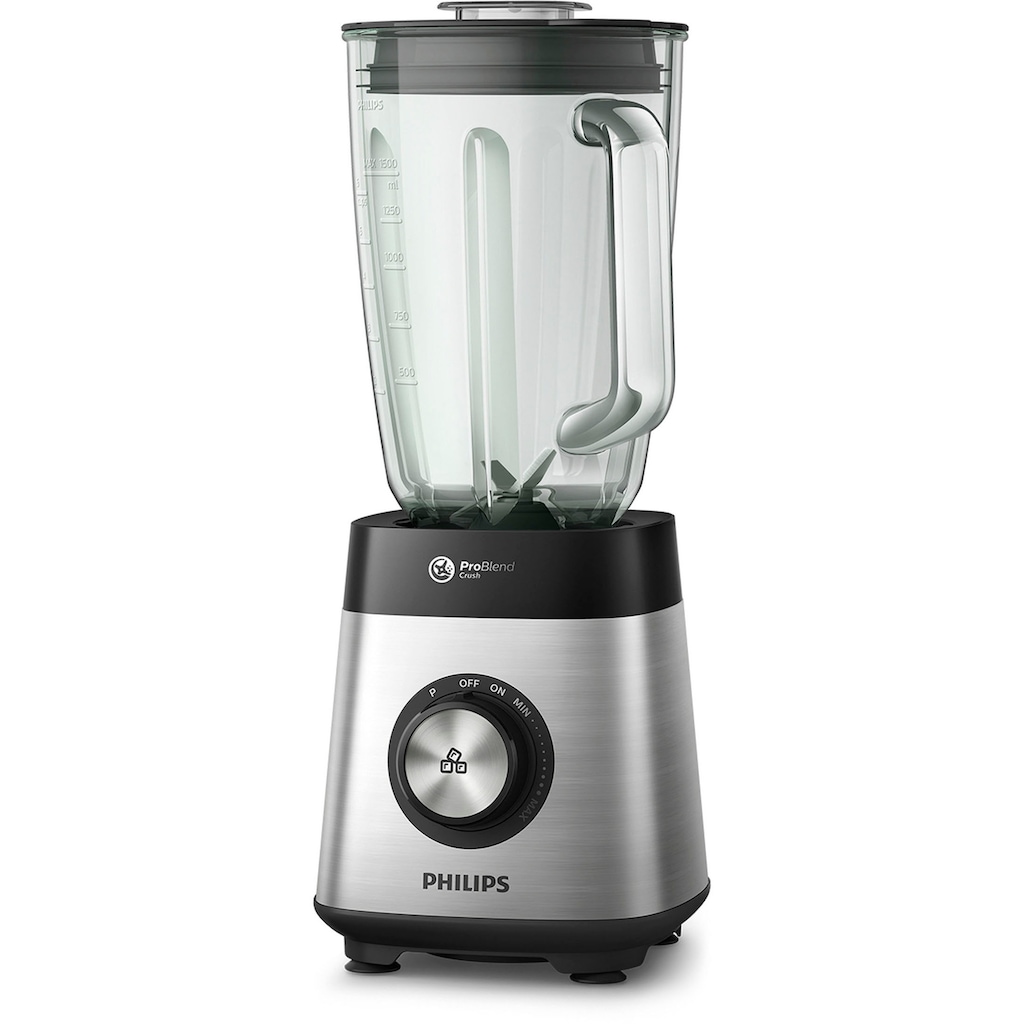 Philips Standmixer »HR3573/90«, 1000 W, 27.000 U/Min. und 1,5l Volumen, inkl. Glasbehälter mit Trinkaufsatz