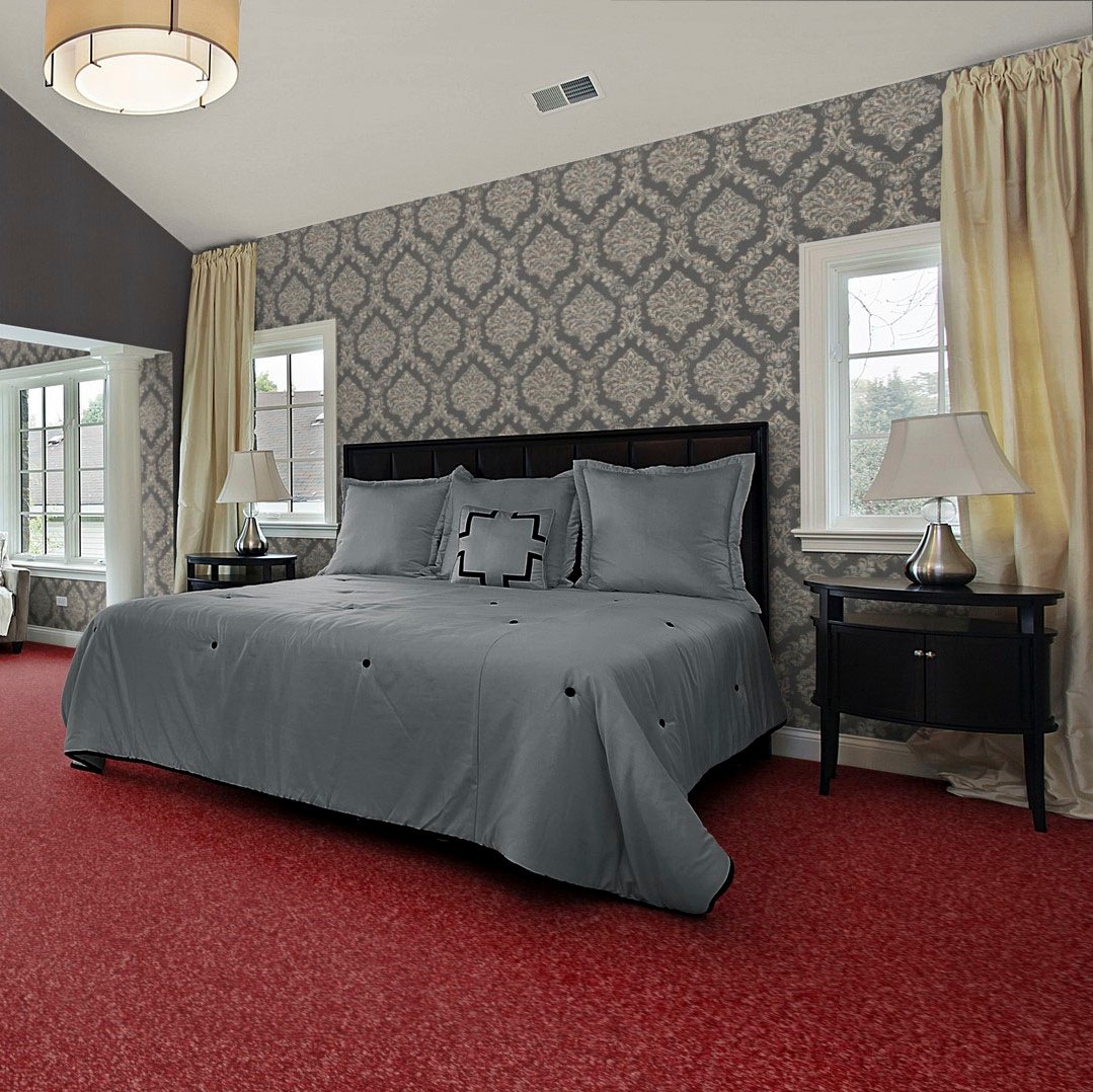 Bodenmeister Teppichboden »Baltic, Schlinge - meliert, Made in Belgium«, rechteckig, 5 mm Höhe, Wohnzimmer, Schlafzimmer, Kinderzimmer, Breite 400/500 cm