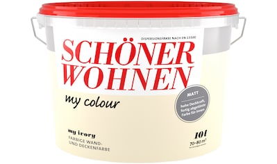 SCHÖNER WOHNEN-Kollektion Wand- und Deckenfarbe »my colour - my ivory«, 10 Liter, my... kaufen
