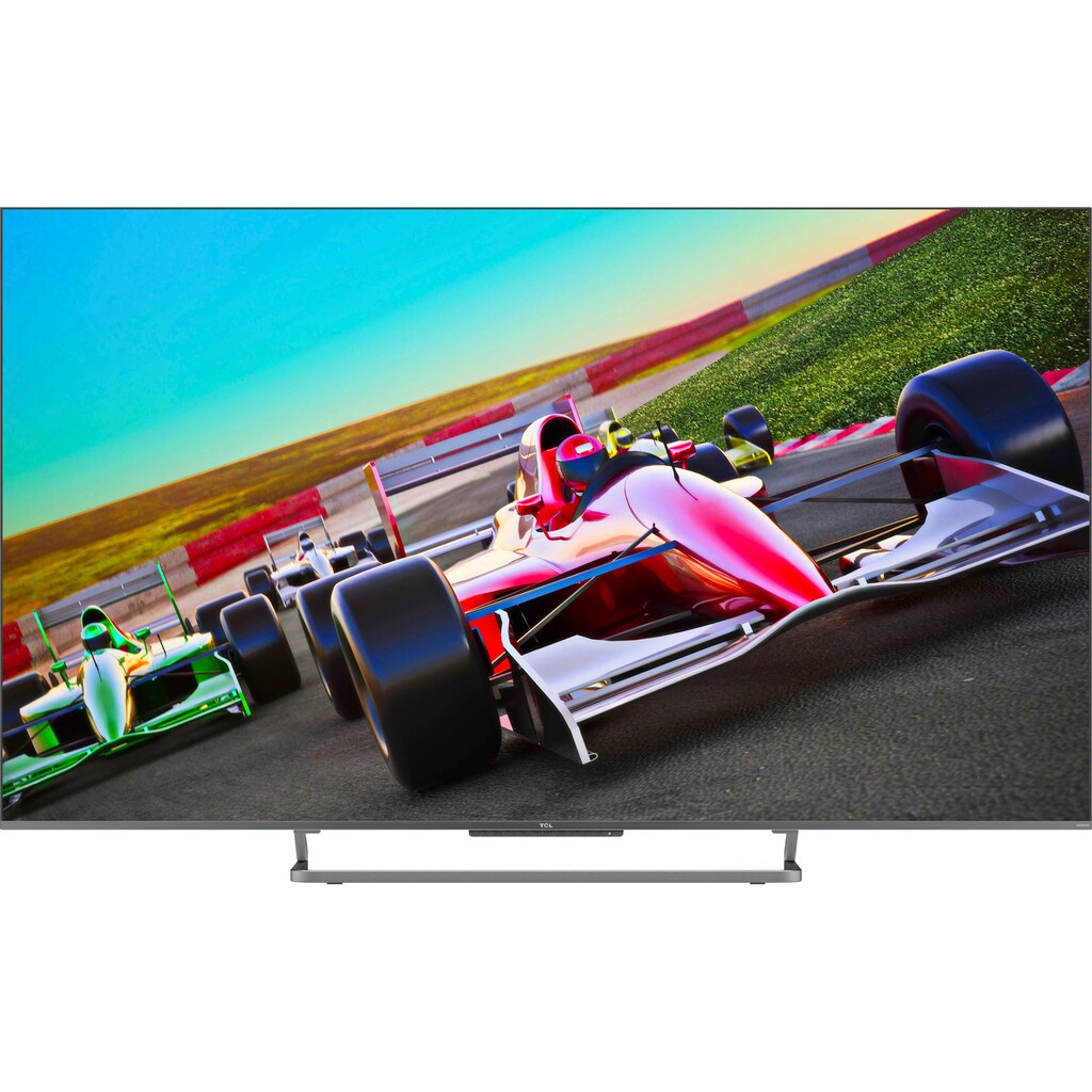 TCL QLED-Fernseher »55C728X1«, 139,7 cm/55 Zoll, 4K Ultra HD, Smart-TV-Android TV, Android 11, Onkyo-Soundsystem, Gaming TV