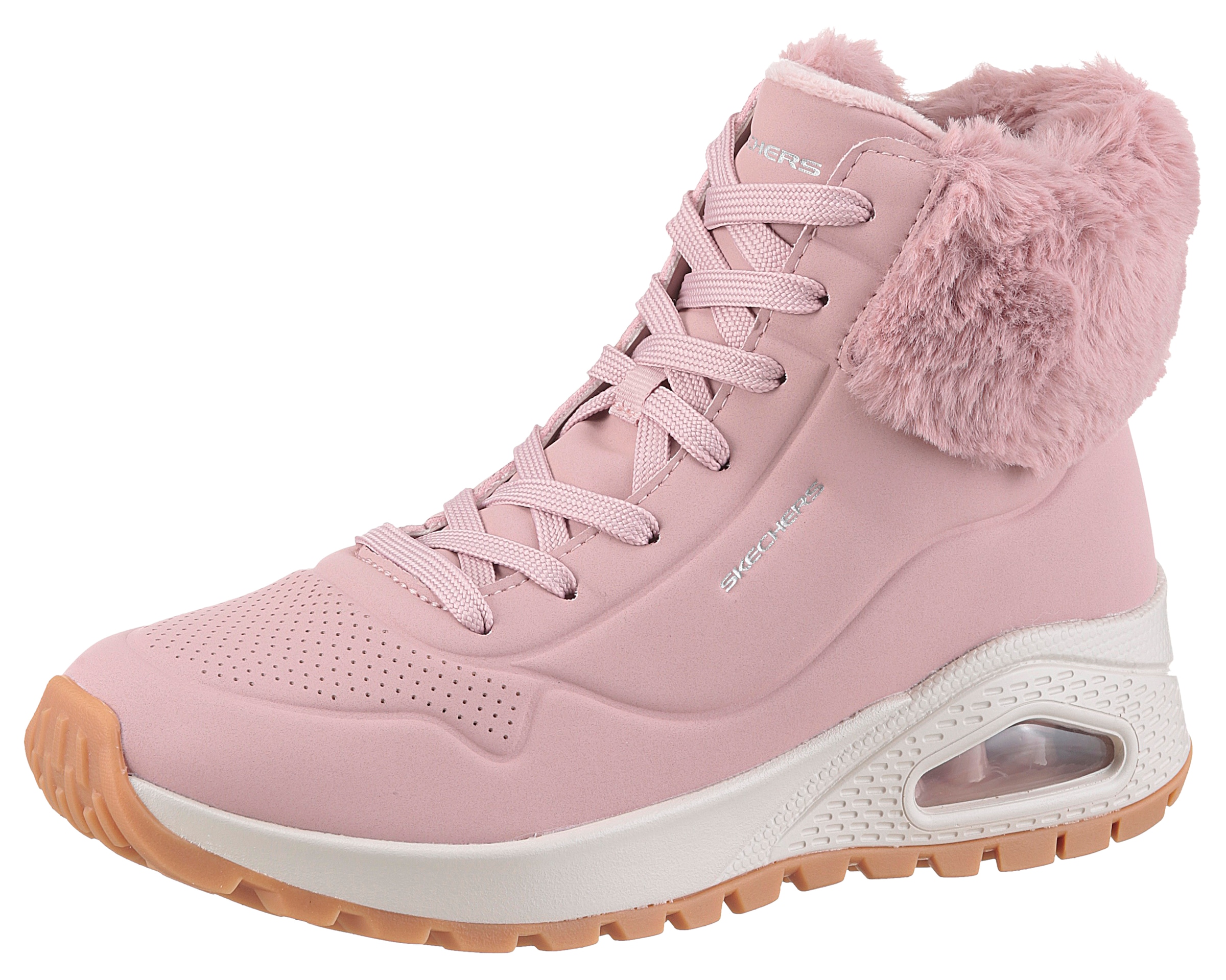 Skechers Schnürboots »UNO RUGGED - FALL AIR«, Winterboots mit Air-Cooled Memory Foam® Komfort-Innensohle