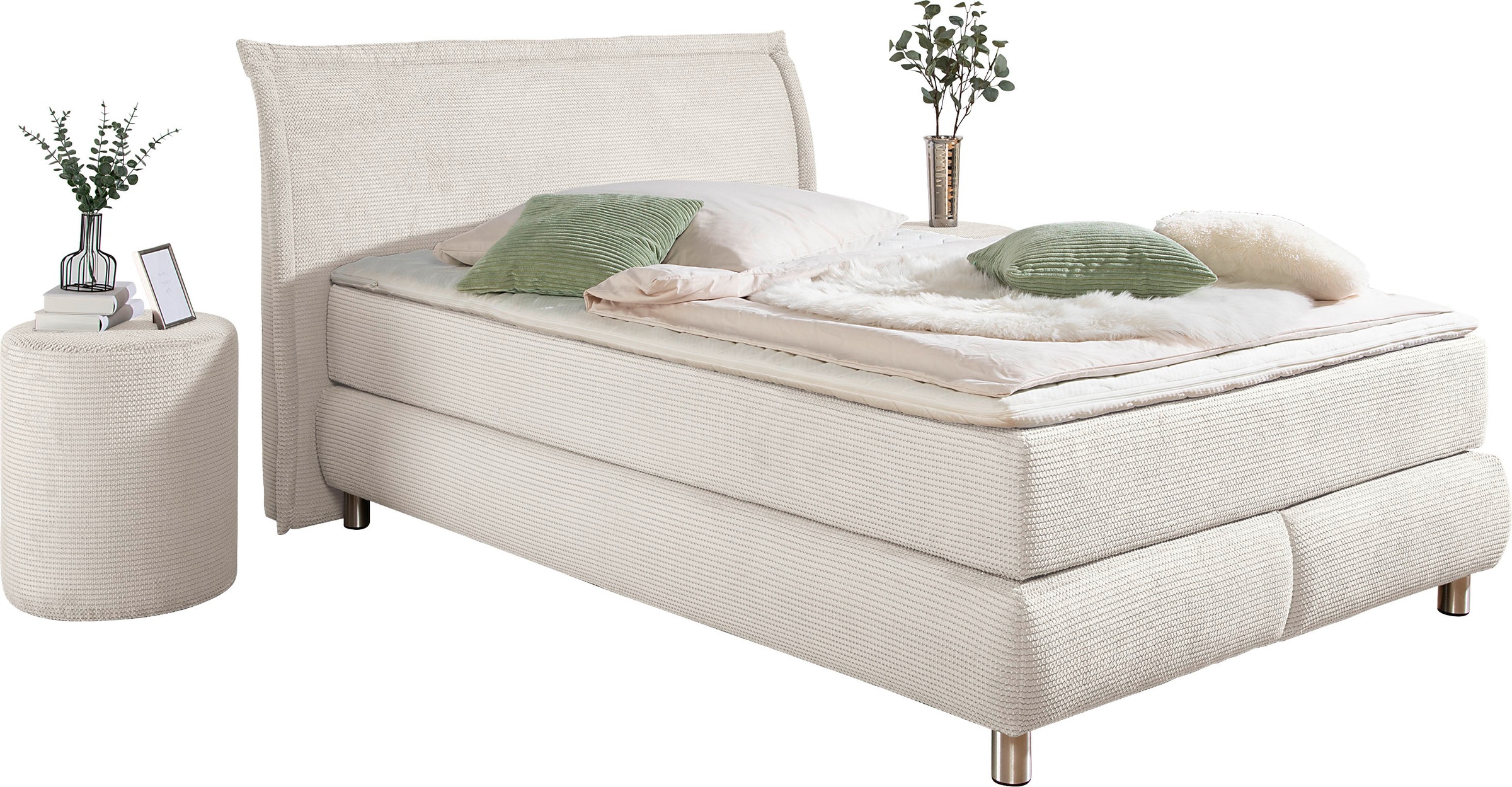 INOSIGN Boxspringbett »"Coloma" erhältlich in H2, H3 oder H4 inkl. Topper«, günstig online kaufen