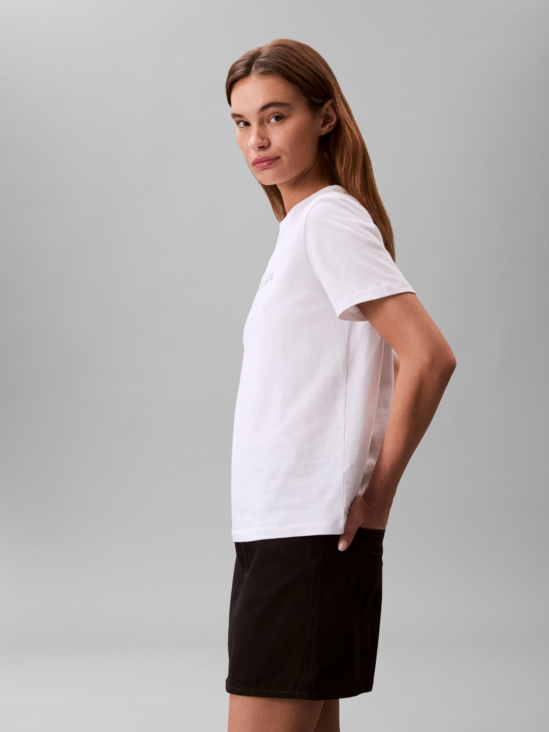 Calvin Klein Jeans T-Shirt »A- INST. LOGO CLASSIC TEE SS« mit Logoschriftzug