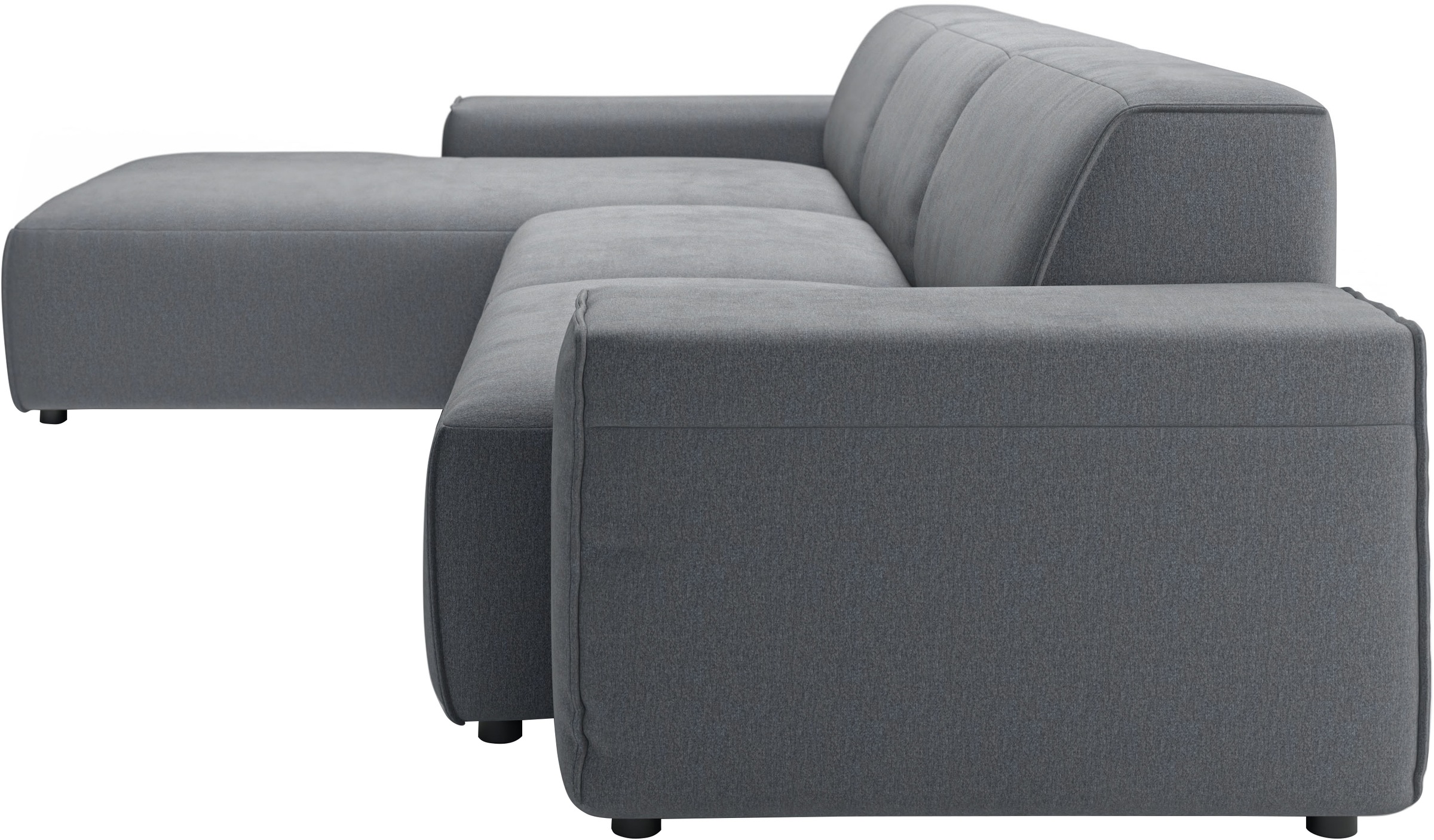 andas Ecksofa »Glimminge auch in Breitcord, Feincord, Bouclé + Easy care-Bezug«, L-Form, Breite 294, Zierkissen