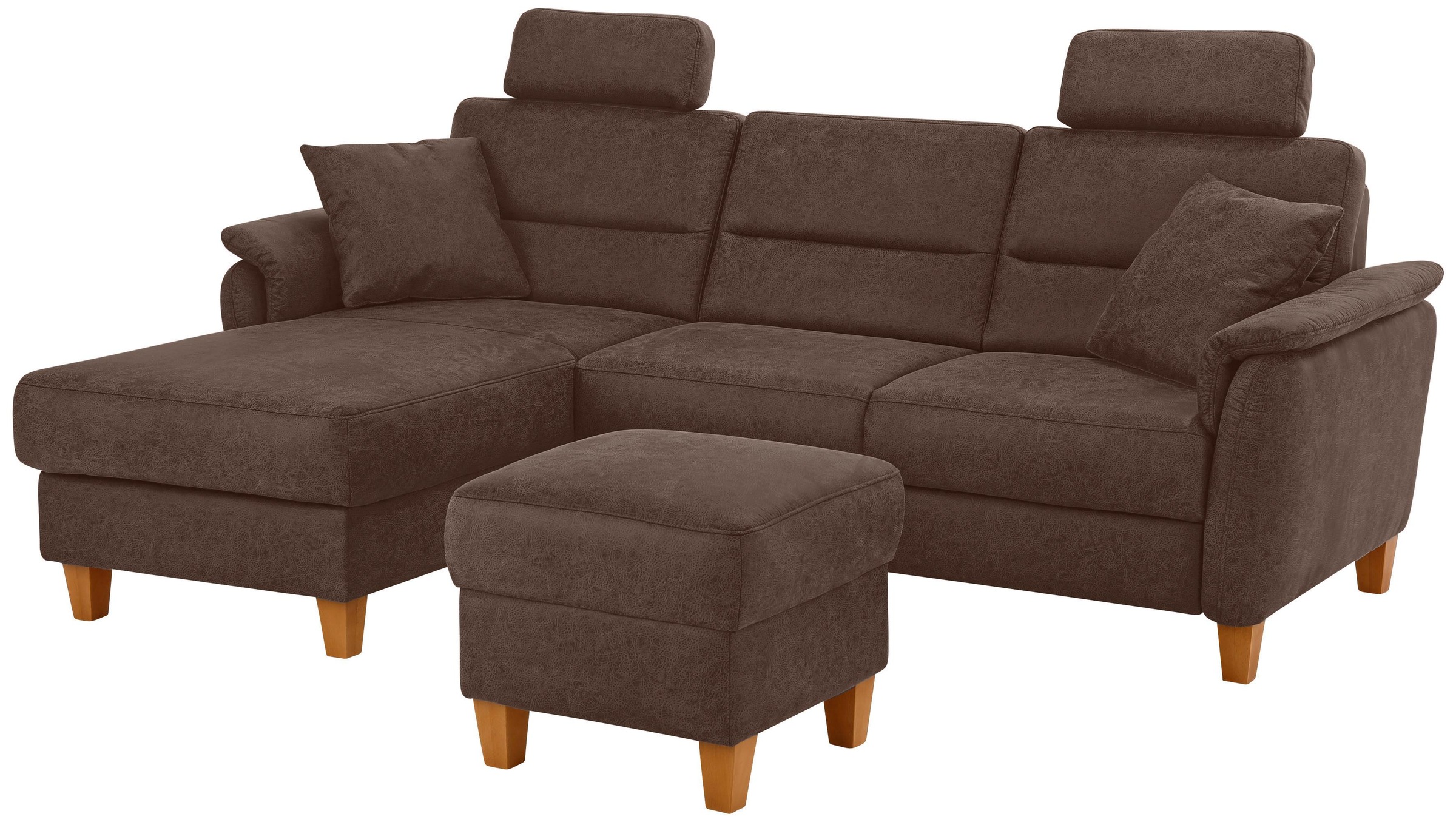 Home affaire Ecksofa »Palmera L-Form«, Federkern, wahlweise mit Bettfunktion und mit/ohne Bettkasten