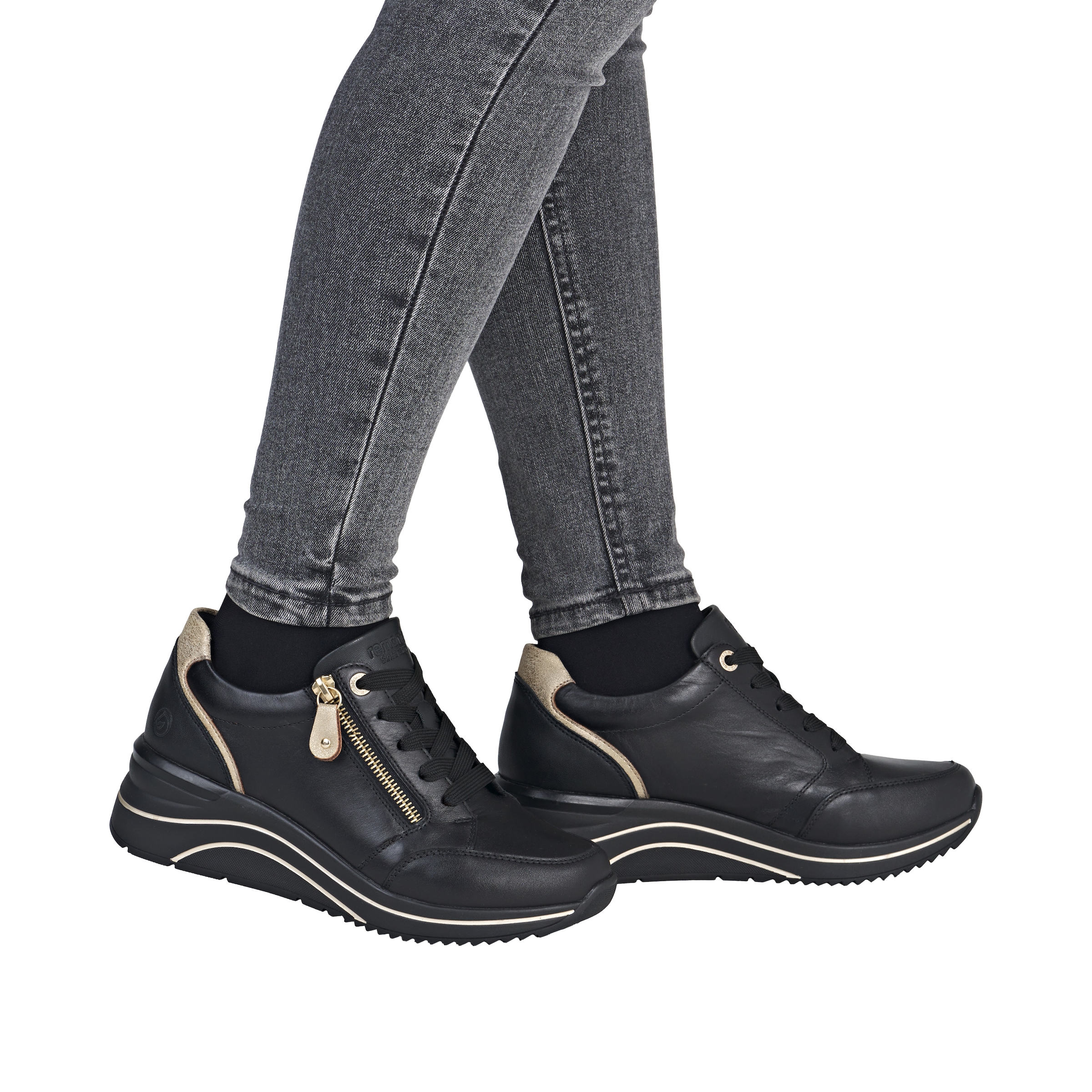 Remonte Keilsneaker  , Freizeitschuh, Halbschuh, Schnürschuh mit Rieker TEX-Membran