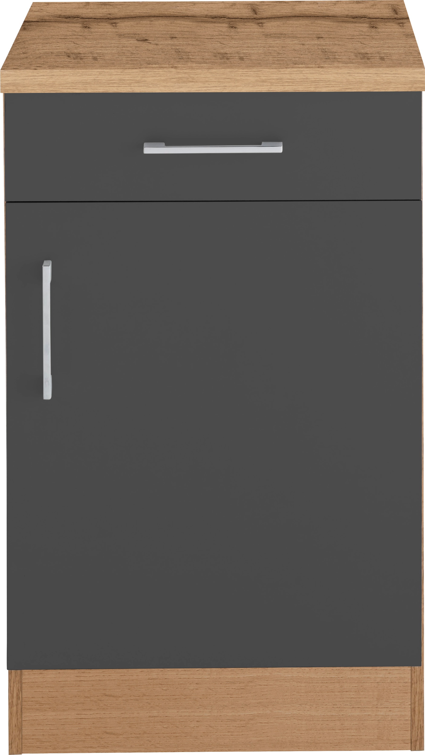 KOCHSTATION Unterschrank »KS-Colmar«, 50 cm, mit Metallgriff, für viel Stauraum