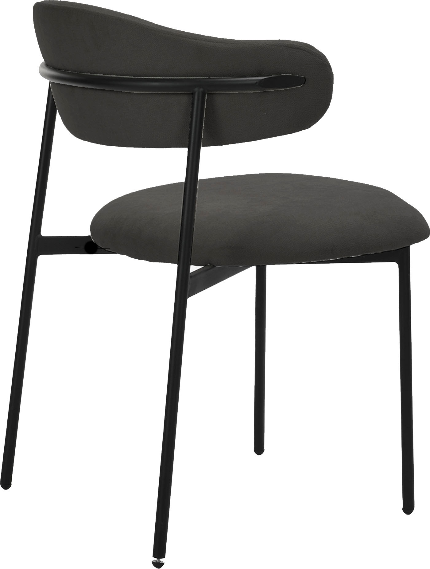 byLIVING Esszimmerstuhl »Jersey (2er-Set)«, (Set), Gestell Metall schwarz, Küchenstuhl, Webstoffbezug, diverse Farben