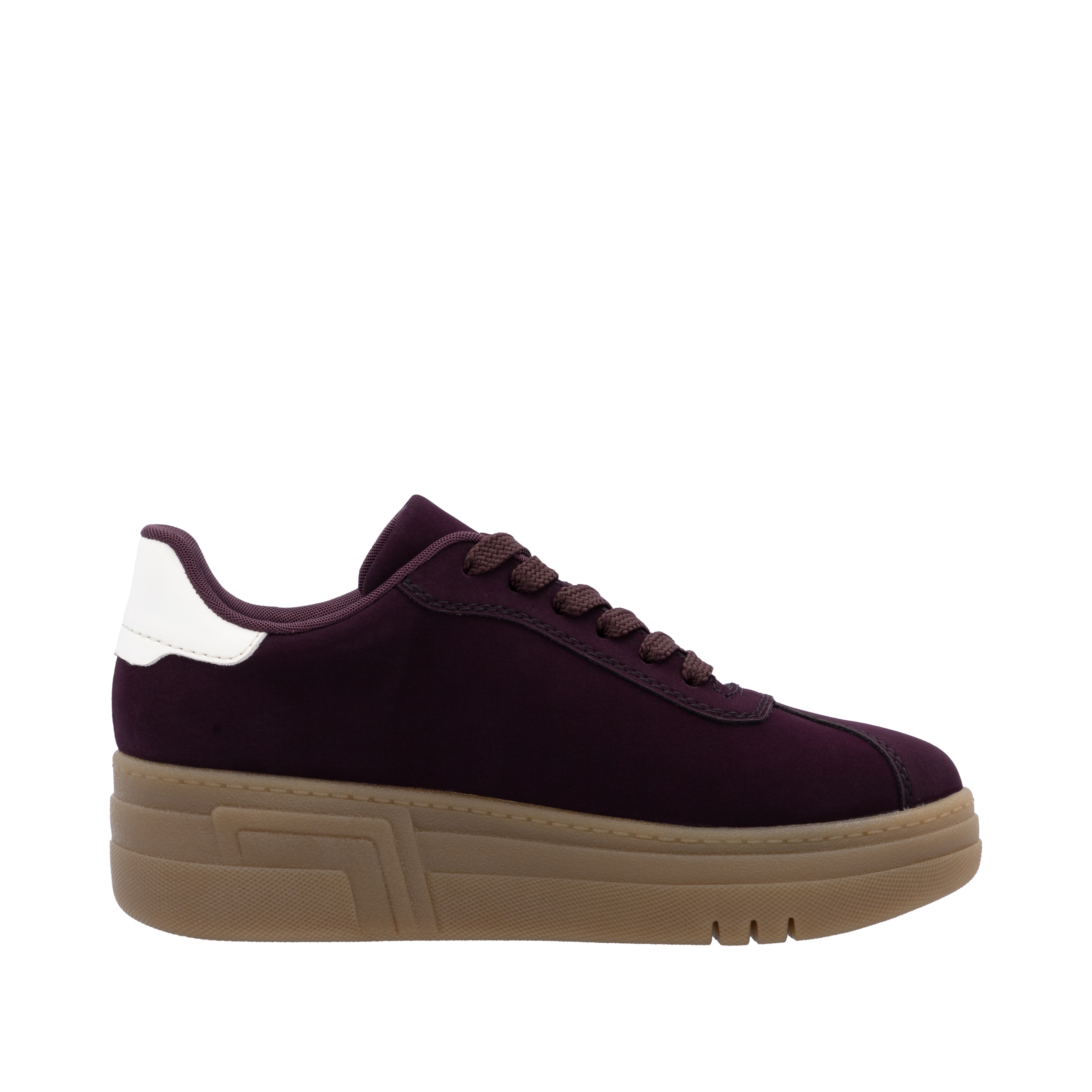 Rieker Plateausneaker, Basket-Sneaker, Retro-Sneaker, Schnürschuh mit weichem Schaftrand